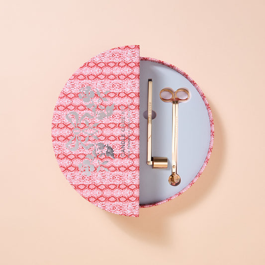 Celia Loves Candle Care Kit, Gold Hardware