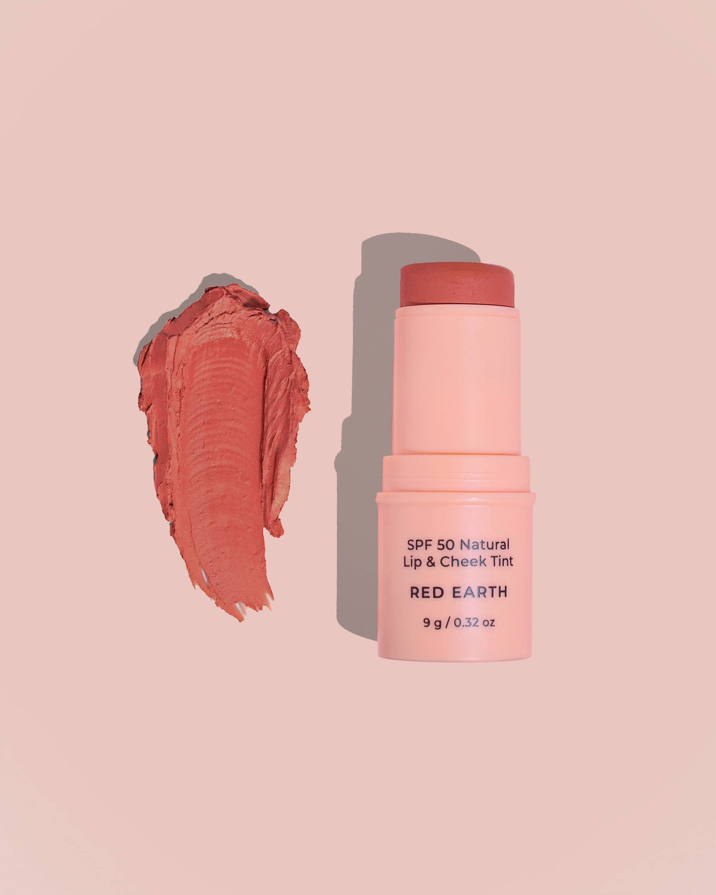 Avocado Zinc SPF 50 Natural Lip & Cheek Tint, Red Earth