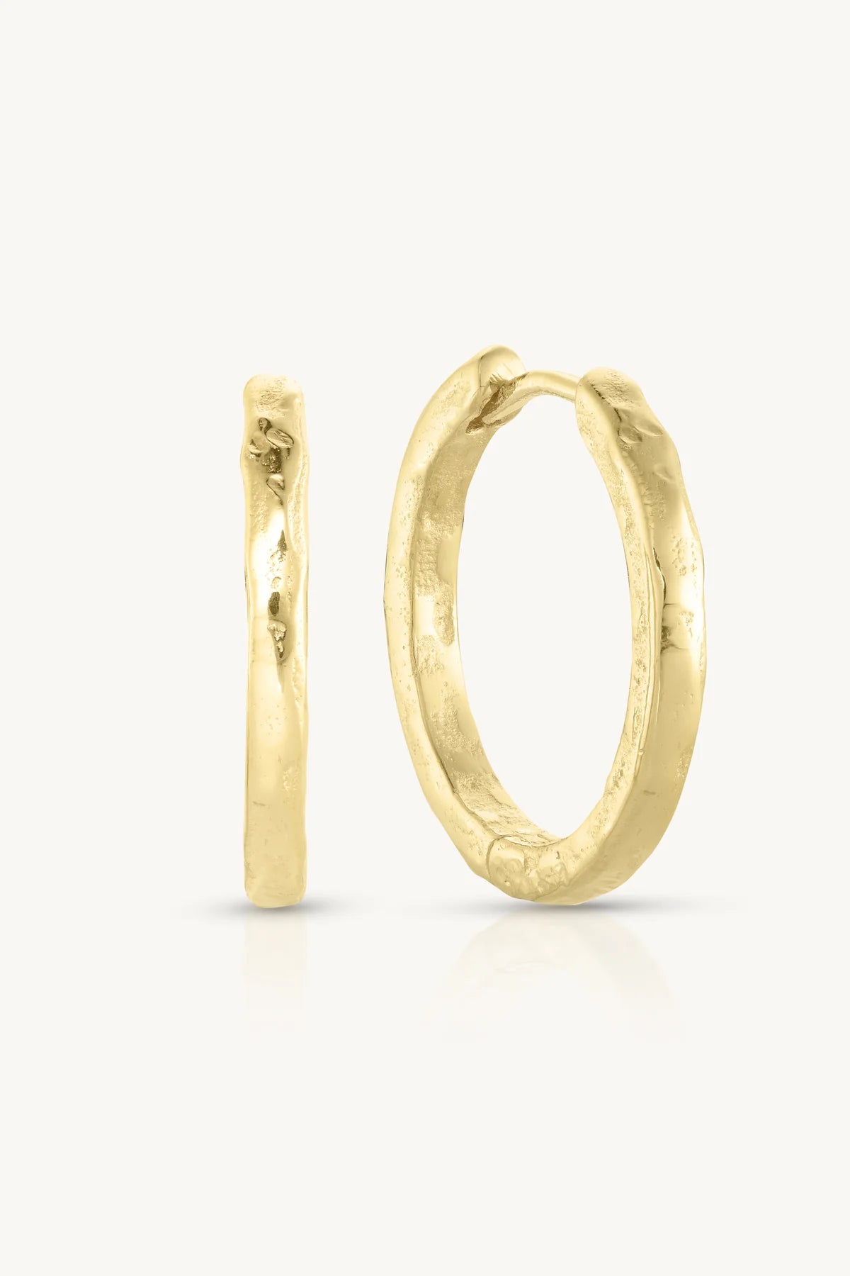 Toni May Textured Huggies, Large Gold