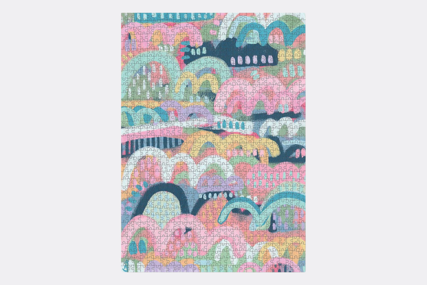 Journey of Something 1000 Piece Puzzle, Neon Hills