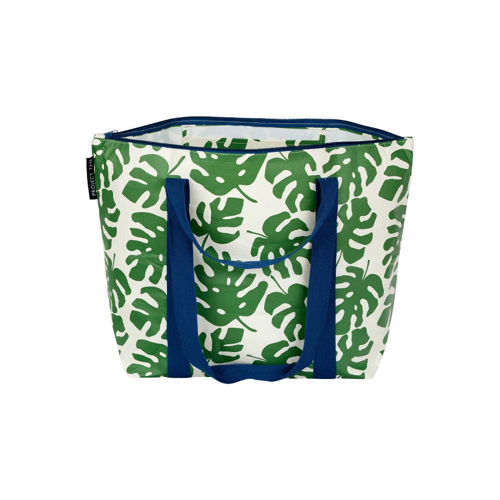 Project Ten Zip Medium Tote, Monstera