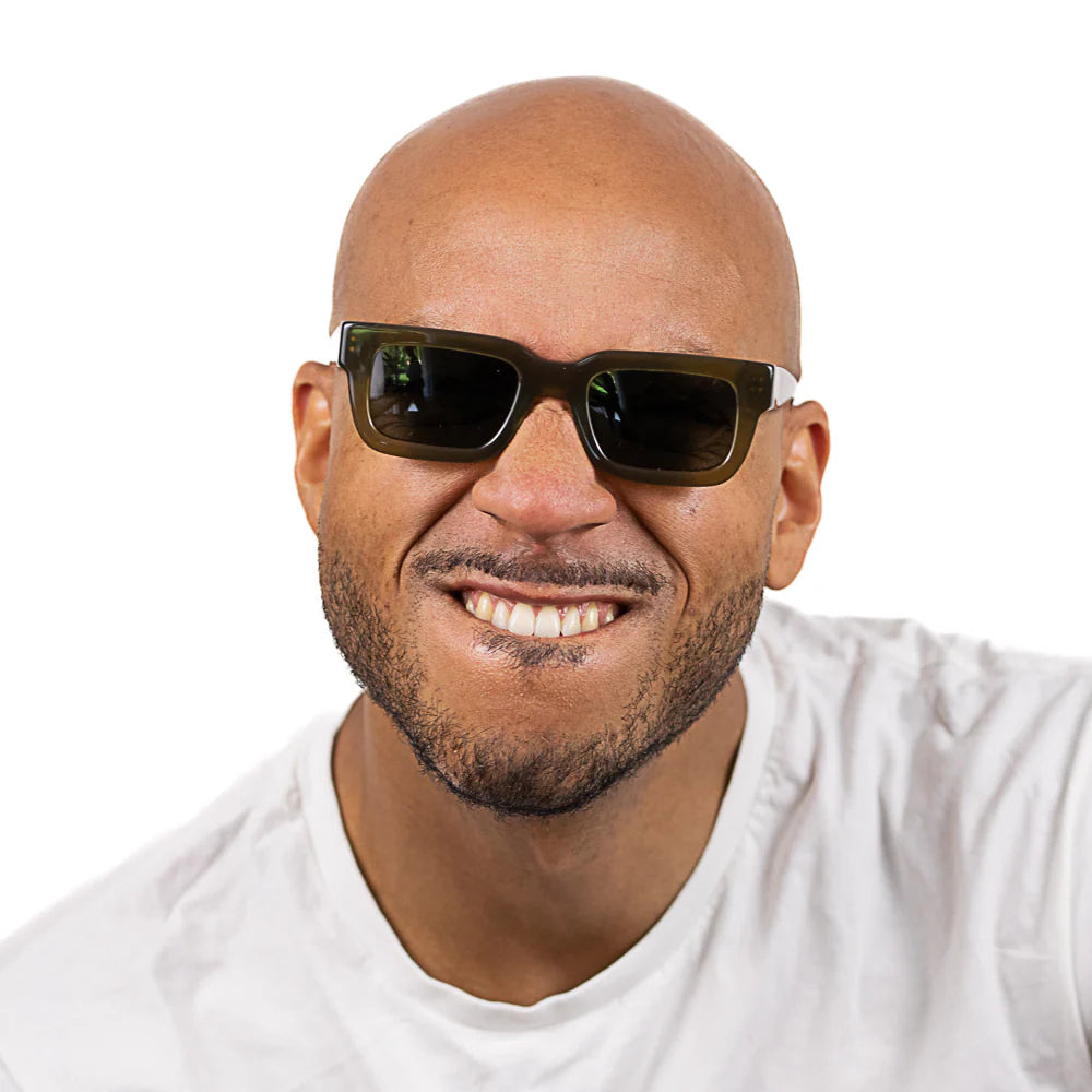 Soek Rove Moss Sunglasses, Khaki