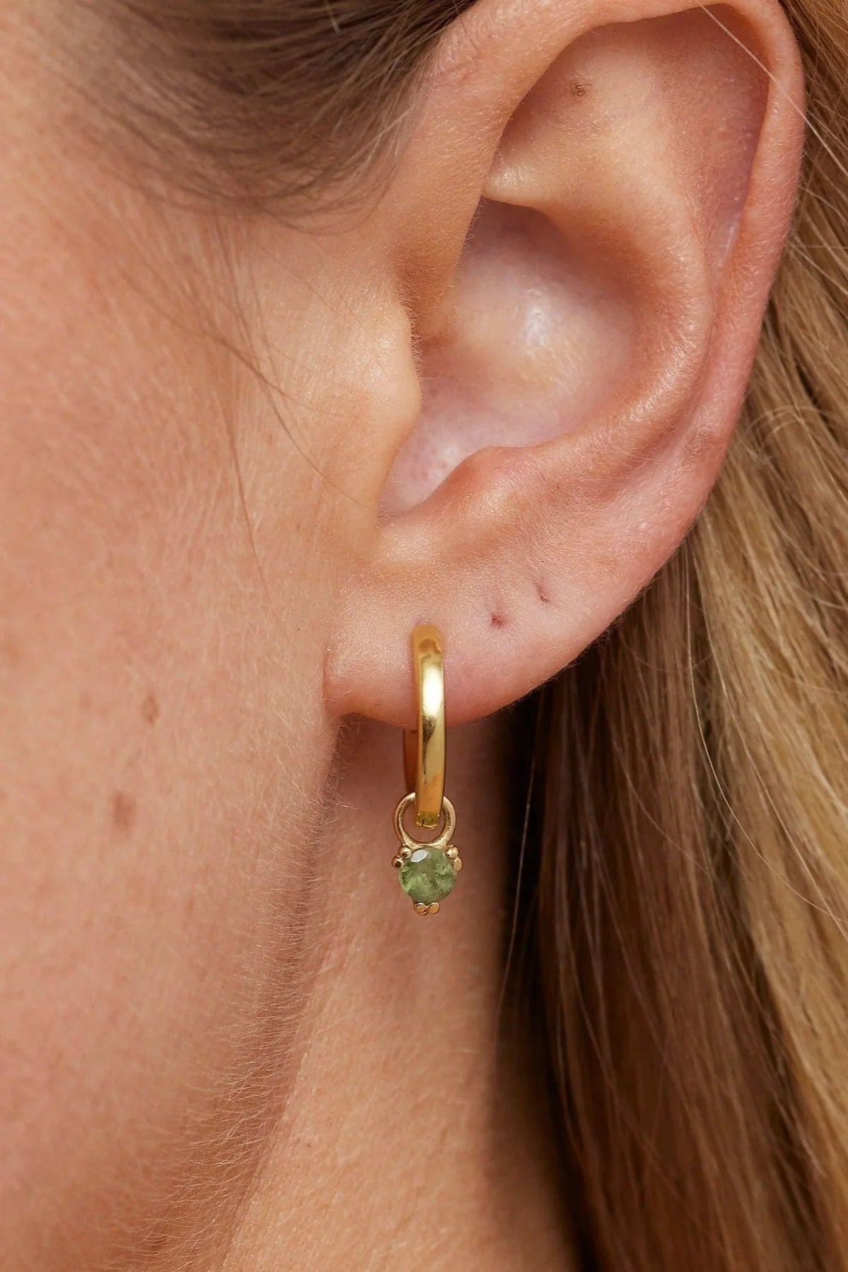 ToniMay Orb Apatite Earring Charm, Gold