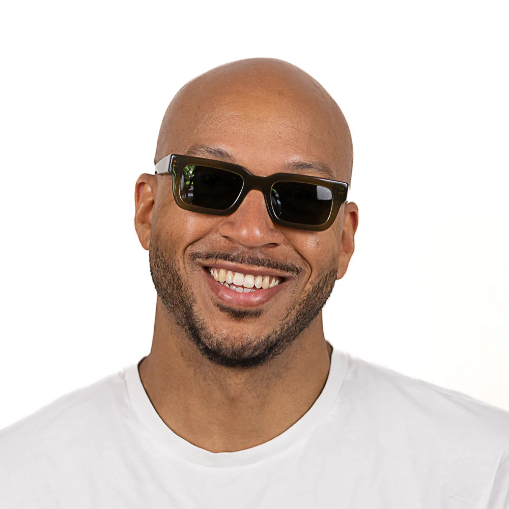 Soek Rove Moss Sunglasses, Khaki
