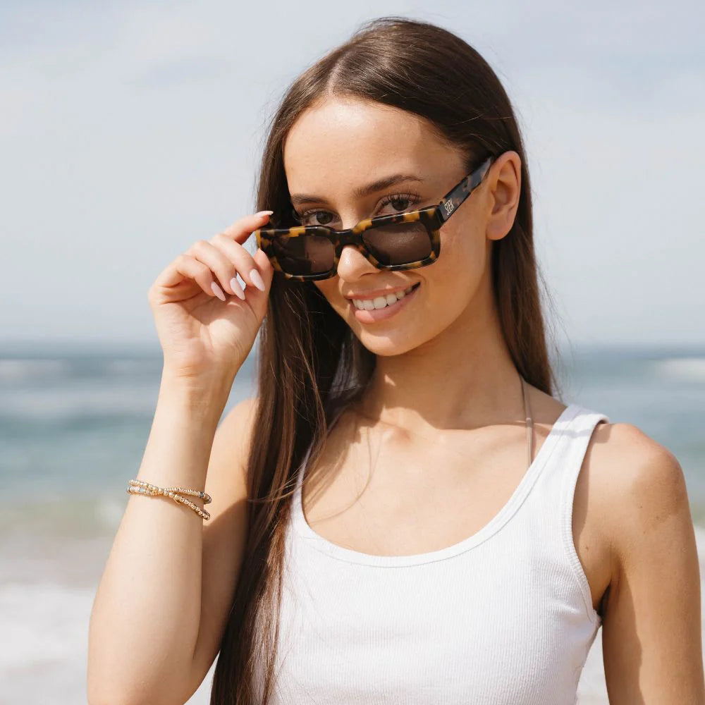 Soek Rove Honey Sunglasses, Tortoiseshell