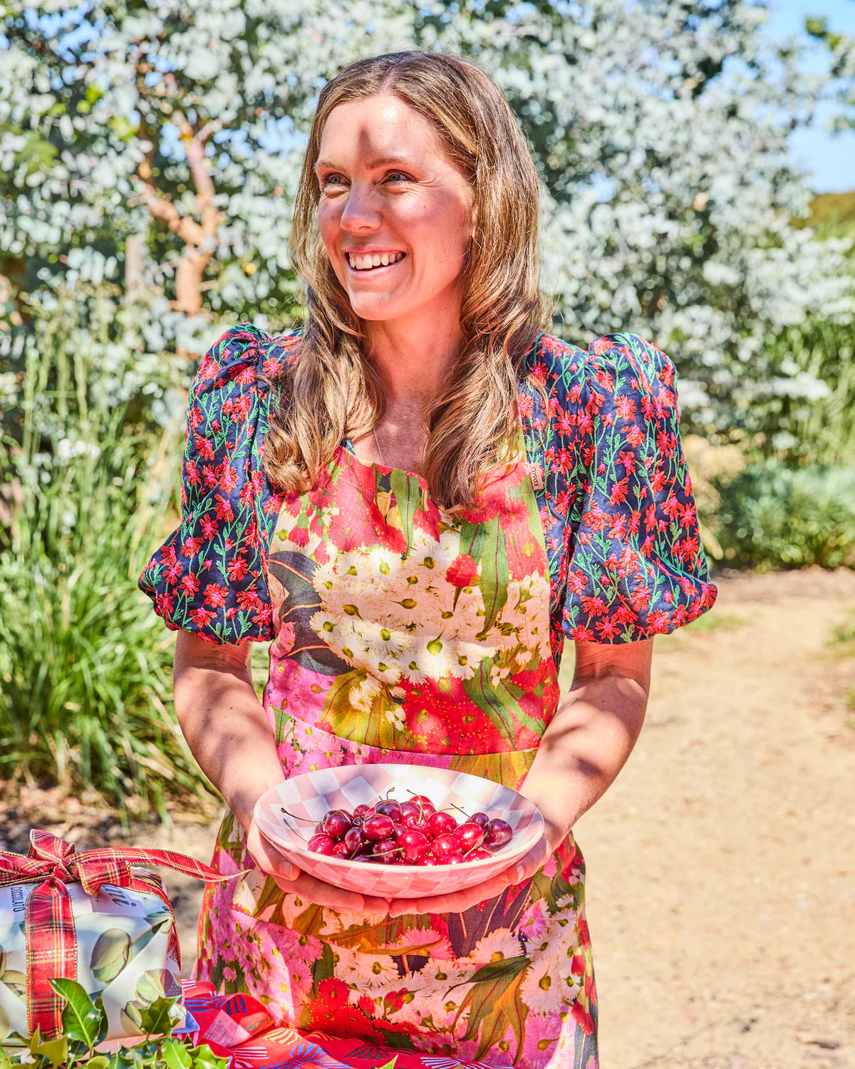 Kip & Co Apron, Australian Bush Blossom