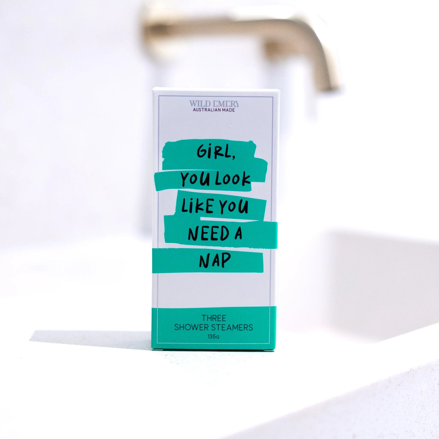 Wild Emery Shower Steamer, Girl, You Look Like You Need A Nap