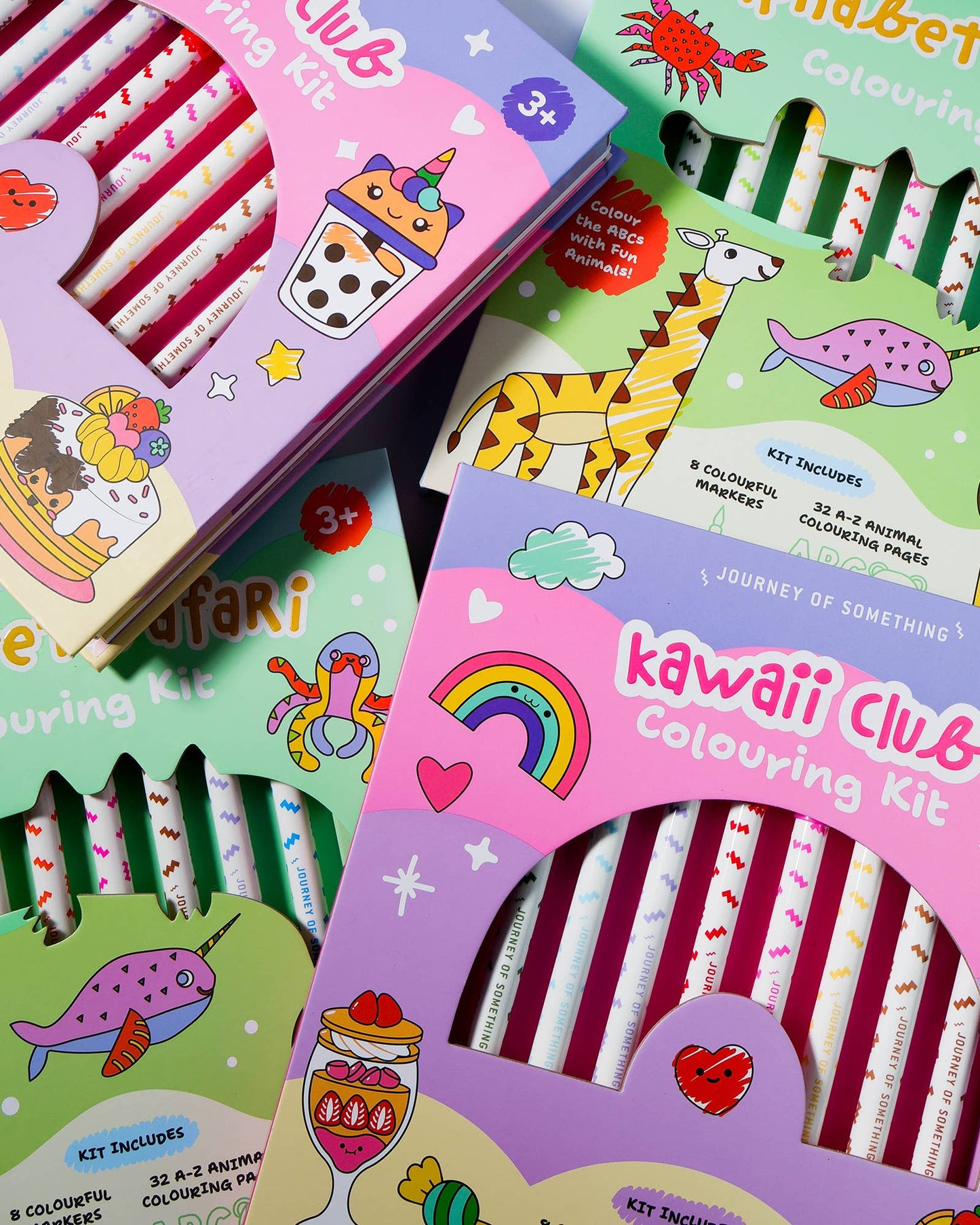 Journey Of Something Colouring Kit, Alphabet Safari