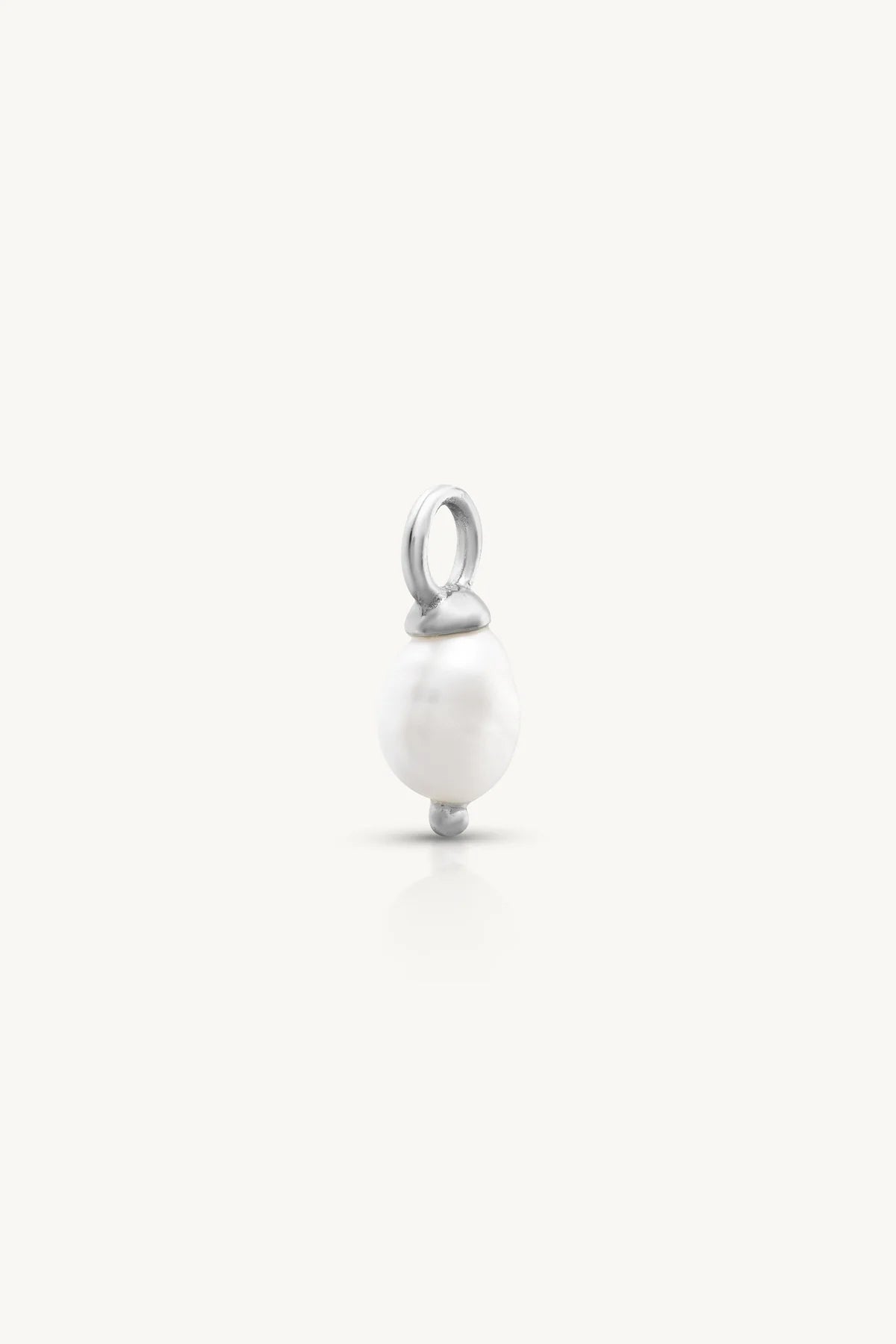 ToniMay Pearl Earring Charm, Silver