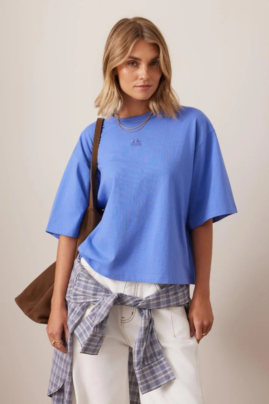 Ceres Life Phoebe Premium Tee, Vintage Blue