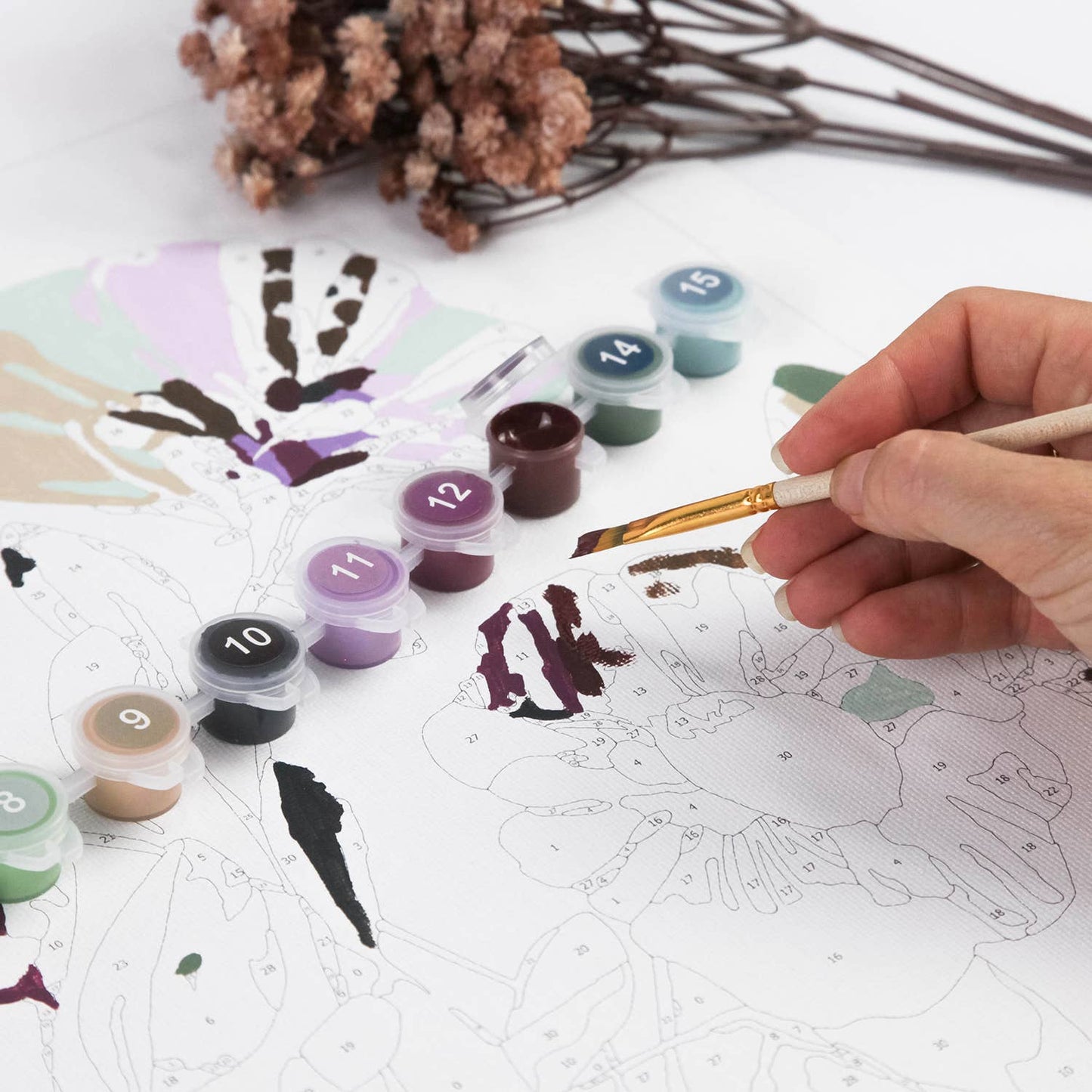 Journey Of Something Paint by Numbers, Greenscapes