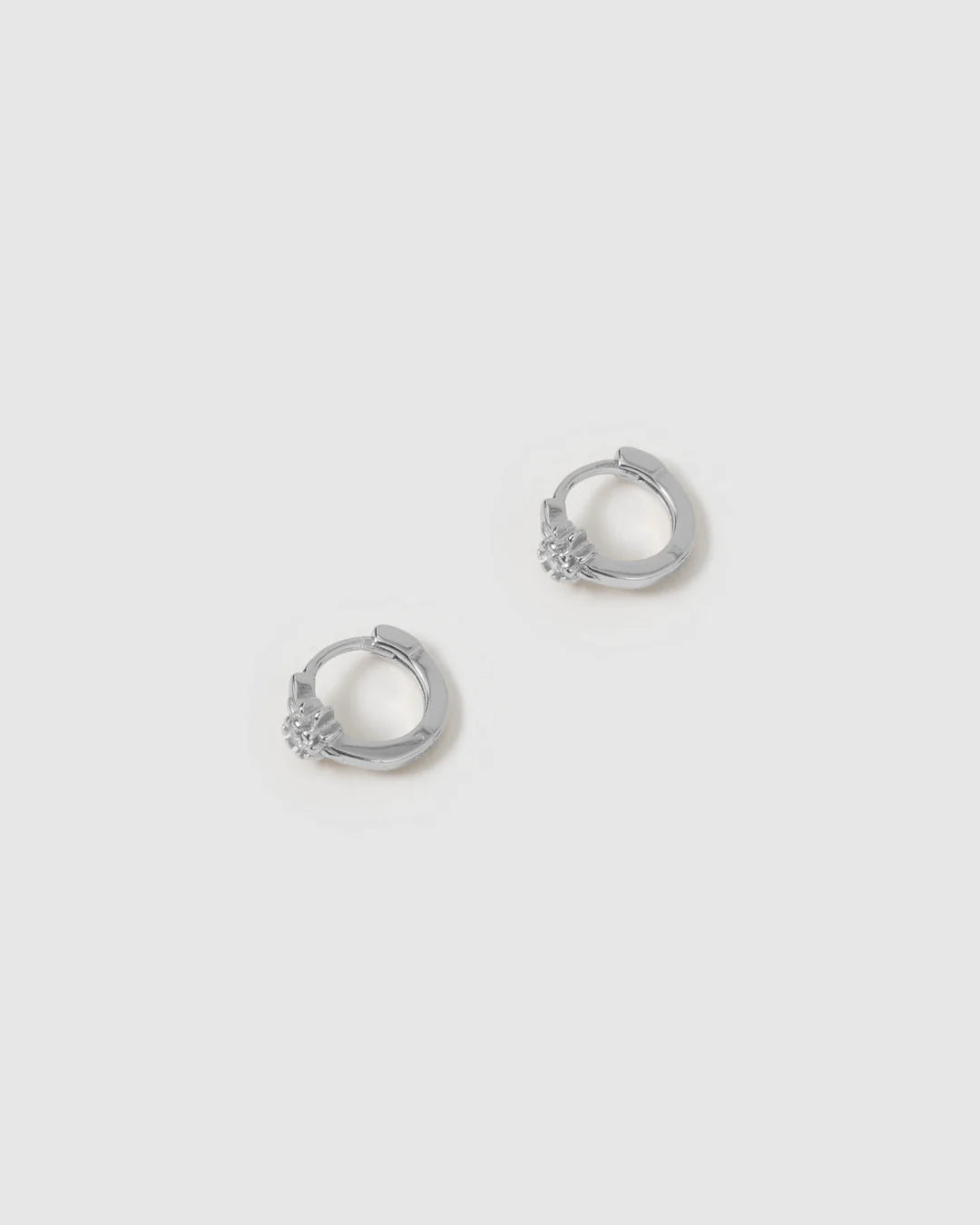 Arms Of Eve Nova Huggie Earrings, Silver