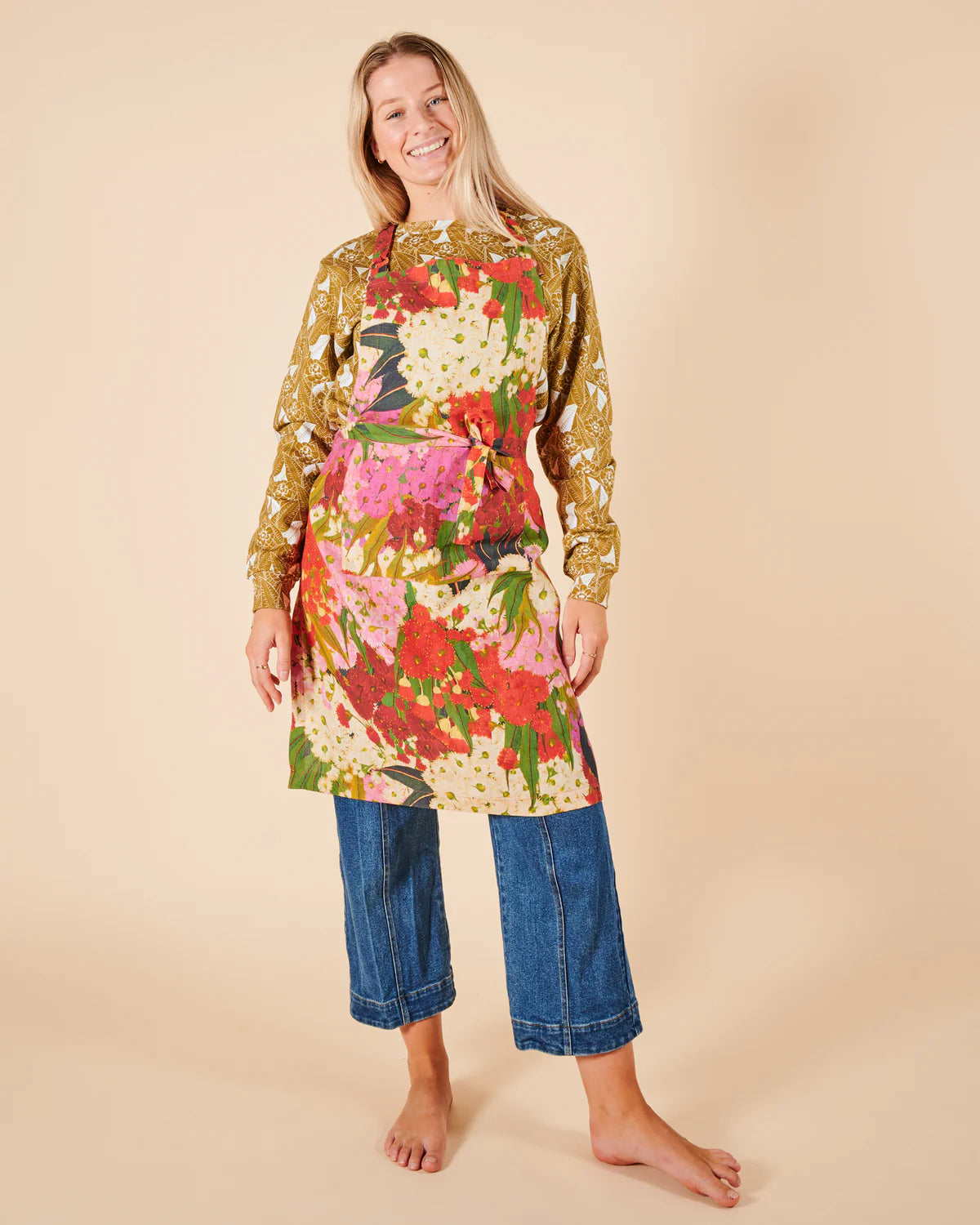 Kip & Co Apron, Australian Bush Blossom
