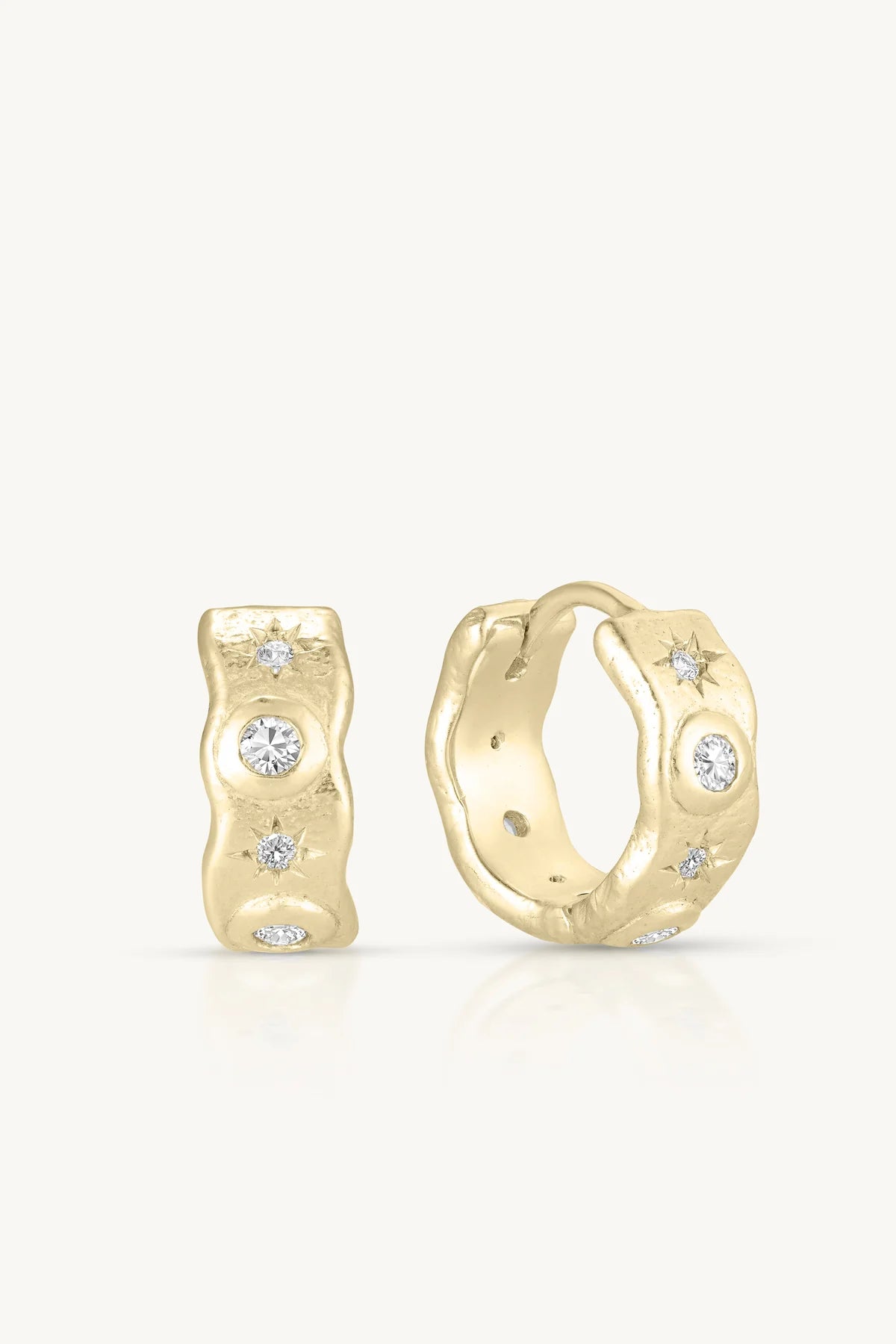 ToniMay Cosmic Hoops, Gold