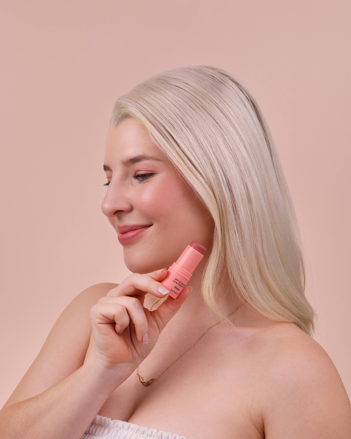 Avocado Zinc SPF 50 Natural Lip & Cheek Tint, Rose