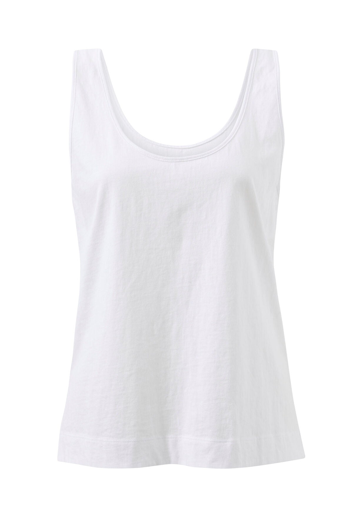 Ceres Life Bloom Slouchy Scoop Tank, White