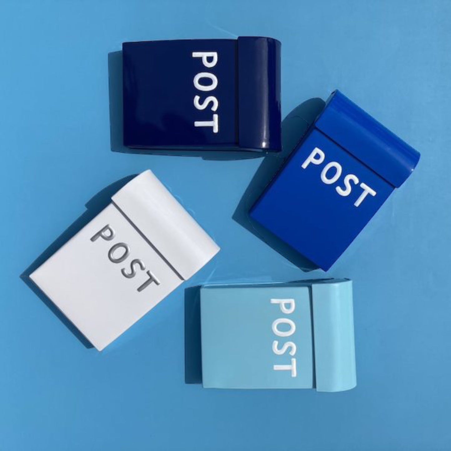 Carnival Homewares Medium Post Box, Soft Aqua
