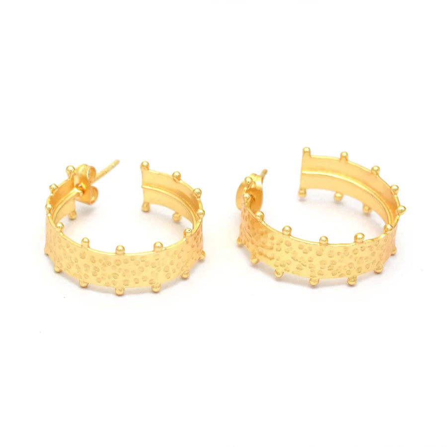 Susan Rose Sahara Hoop Earring, Gold