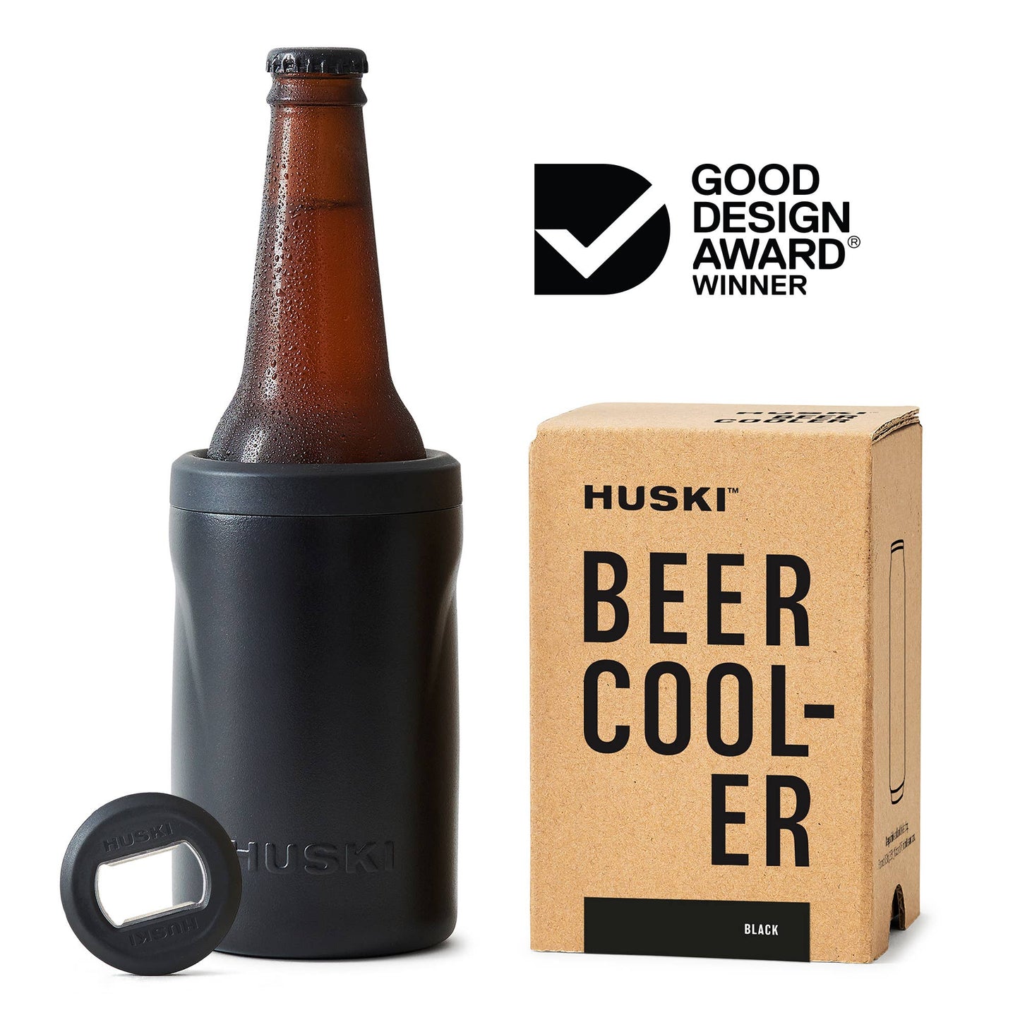 Huski Beer Cooler 2.0, Black