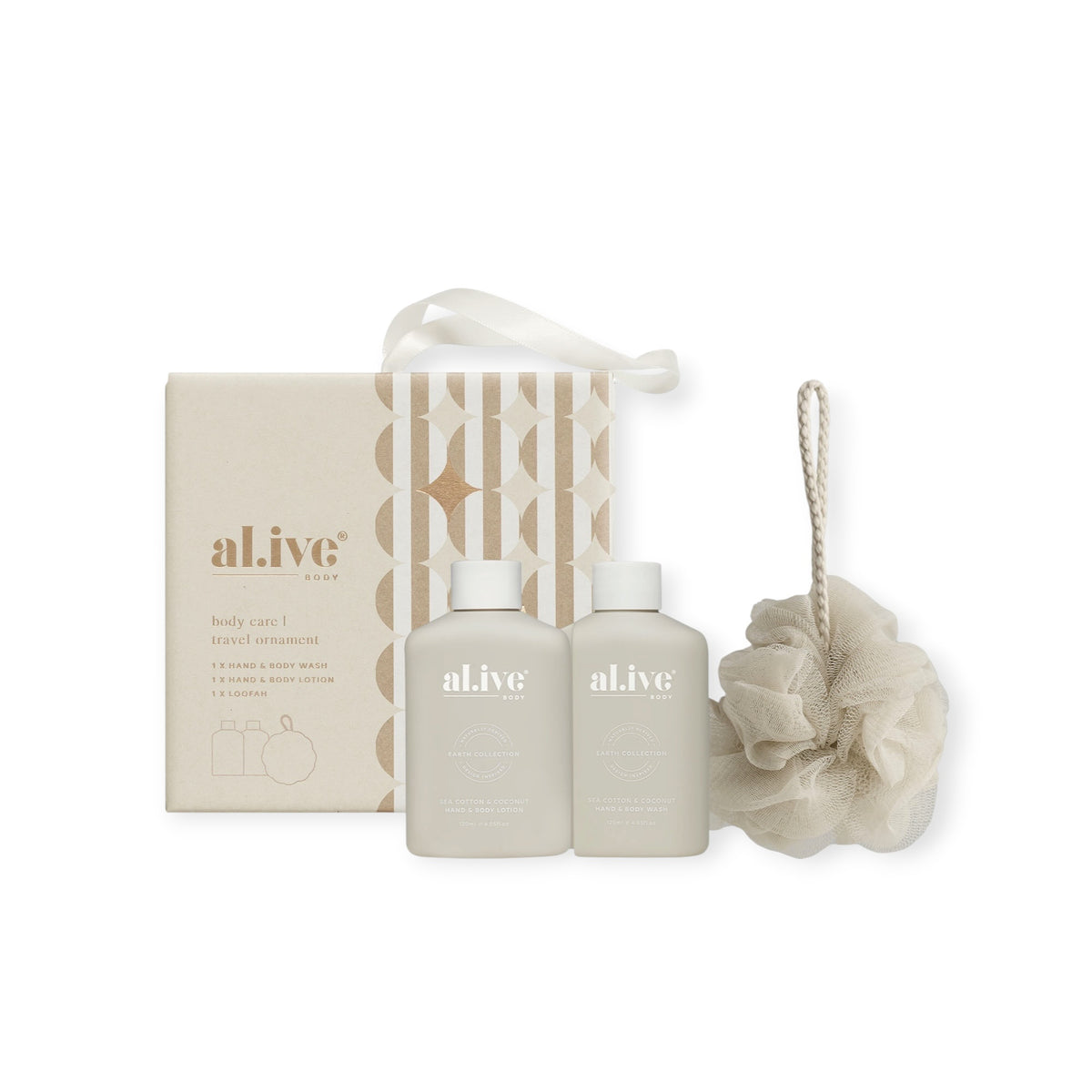Al.ive Body Care Travel Ornament, Sea Cotton & Coconut