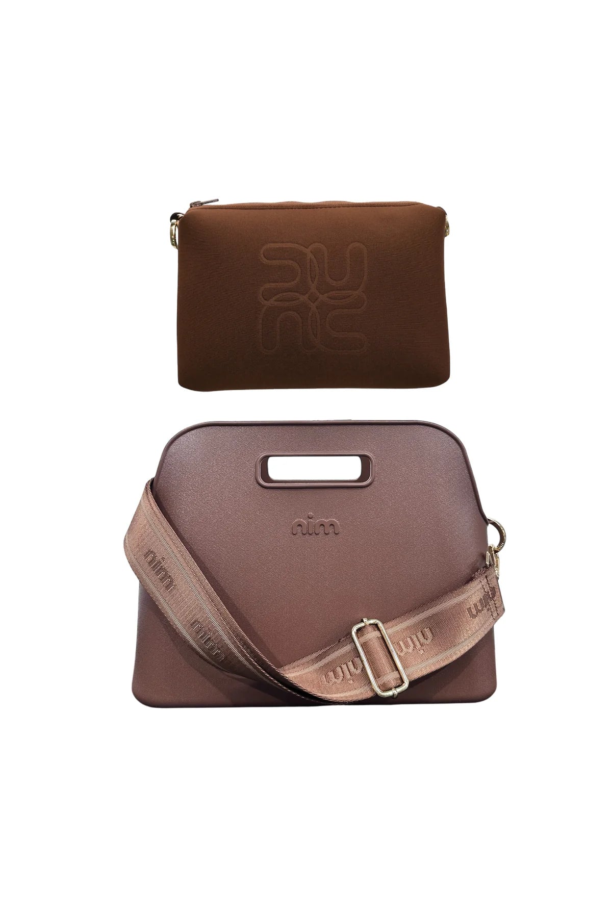 Nim The Label BB Tote Set, Cocoa