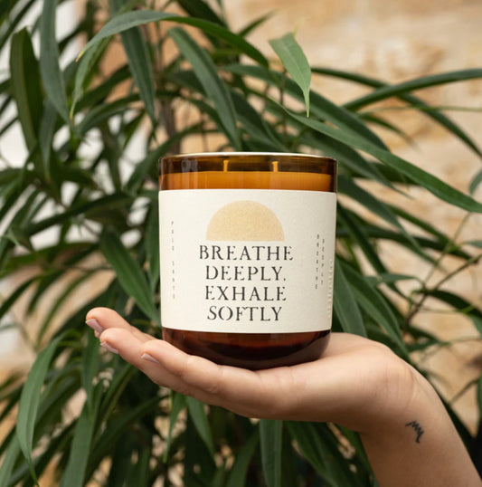 Etikette Breathe Deeply Candle, Palo Santo