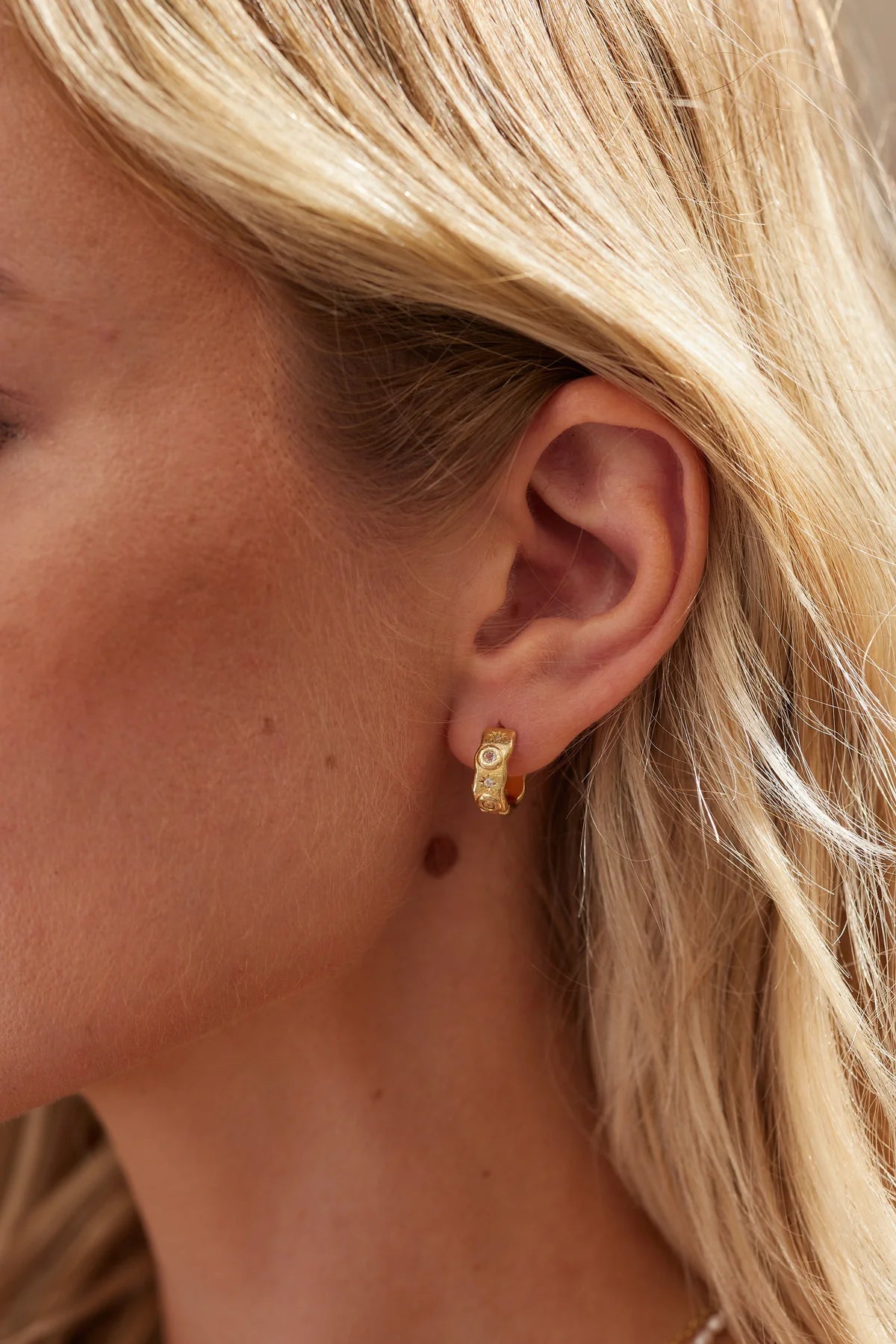 ToniMay Cosmic Hoops, Gold
