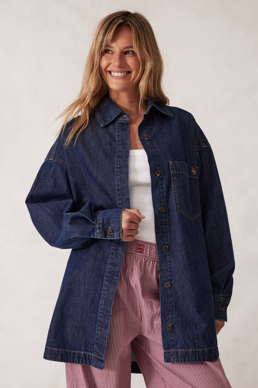 Ceres Life Jacqui Felgate Long Sleeve Denim Shirt