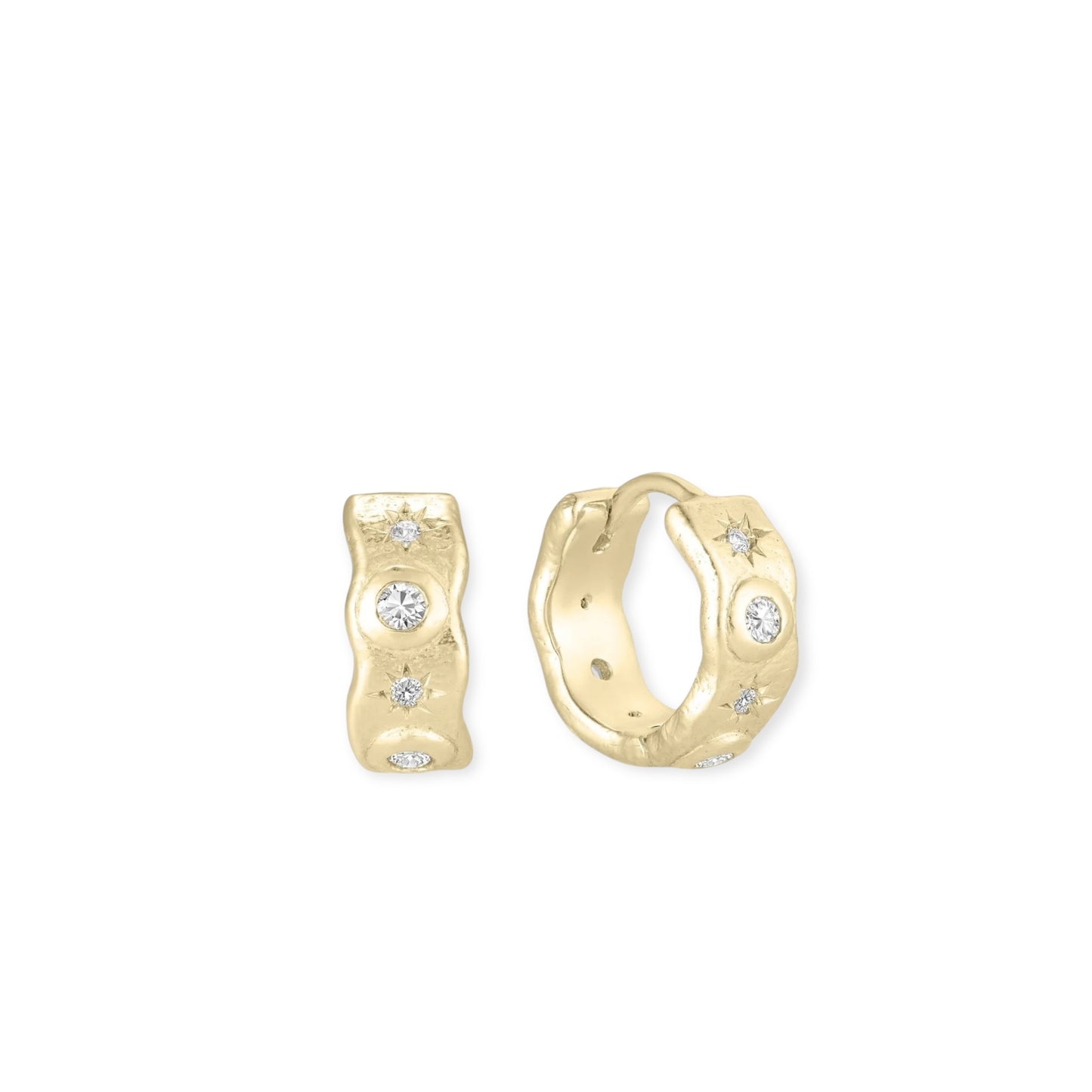 ToniMay Cosmic Hoops, Gold