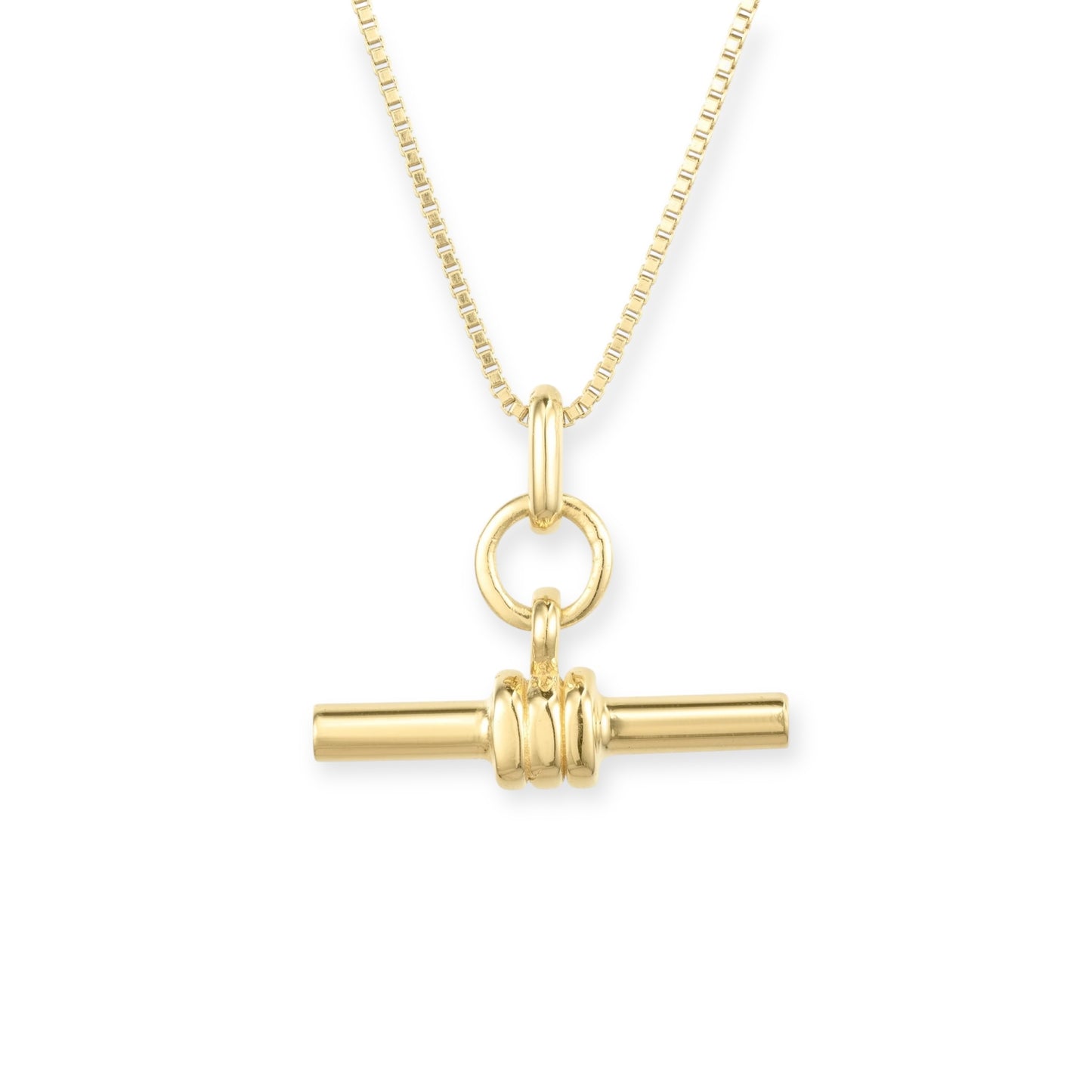 ToniMay Unisex Fob Necklace, Gold