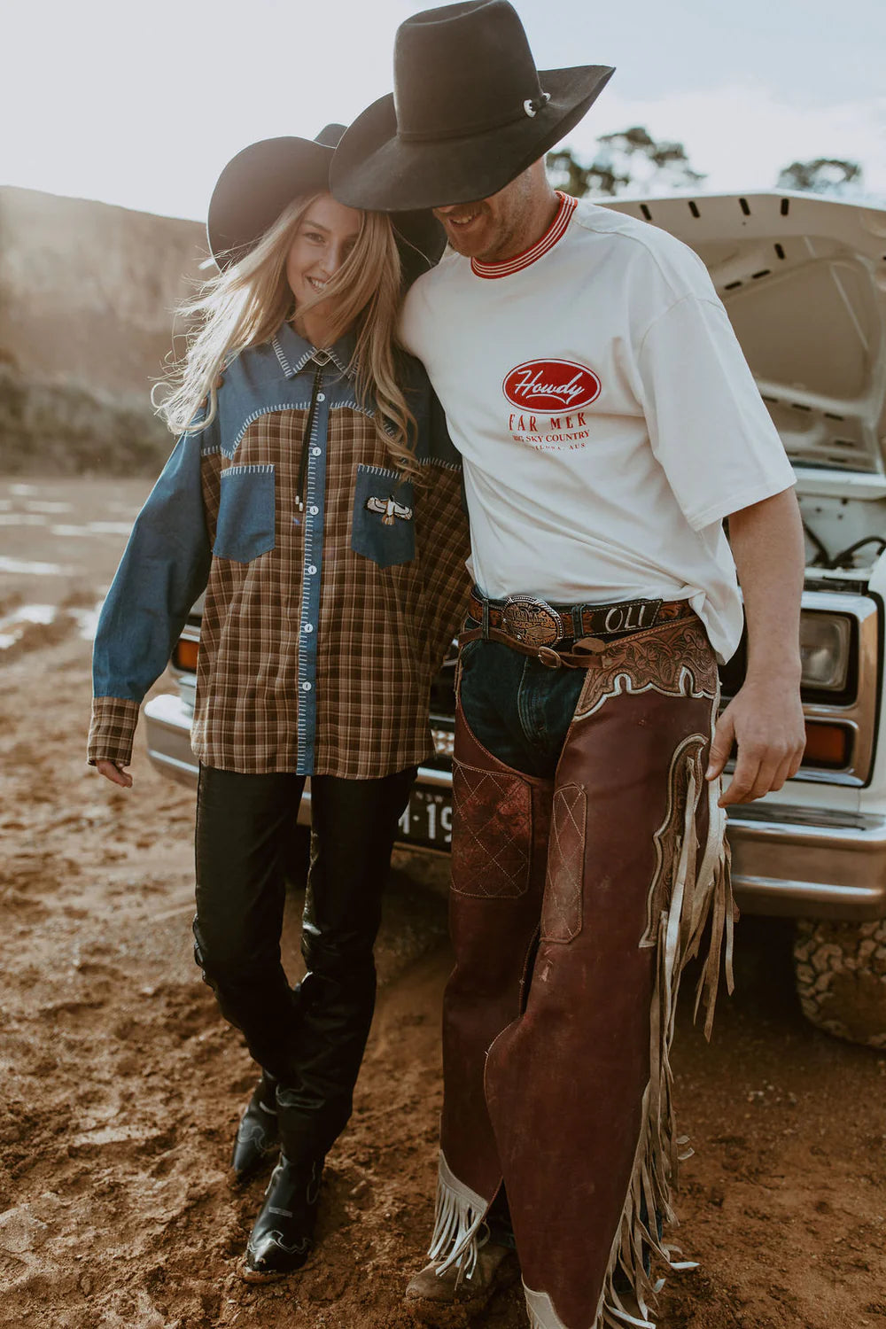 FAR MER. by Whitney Texas Yoke Button Up Shirt