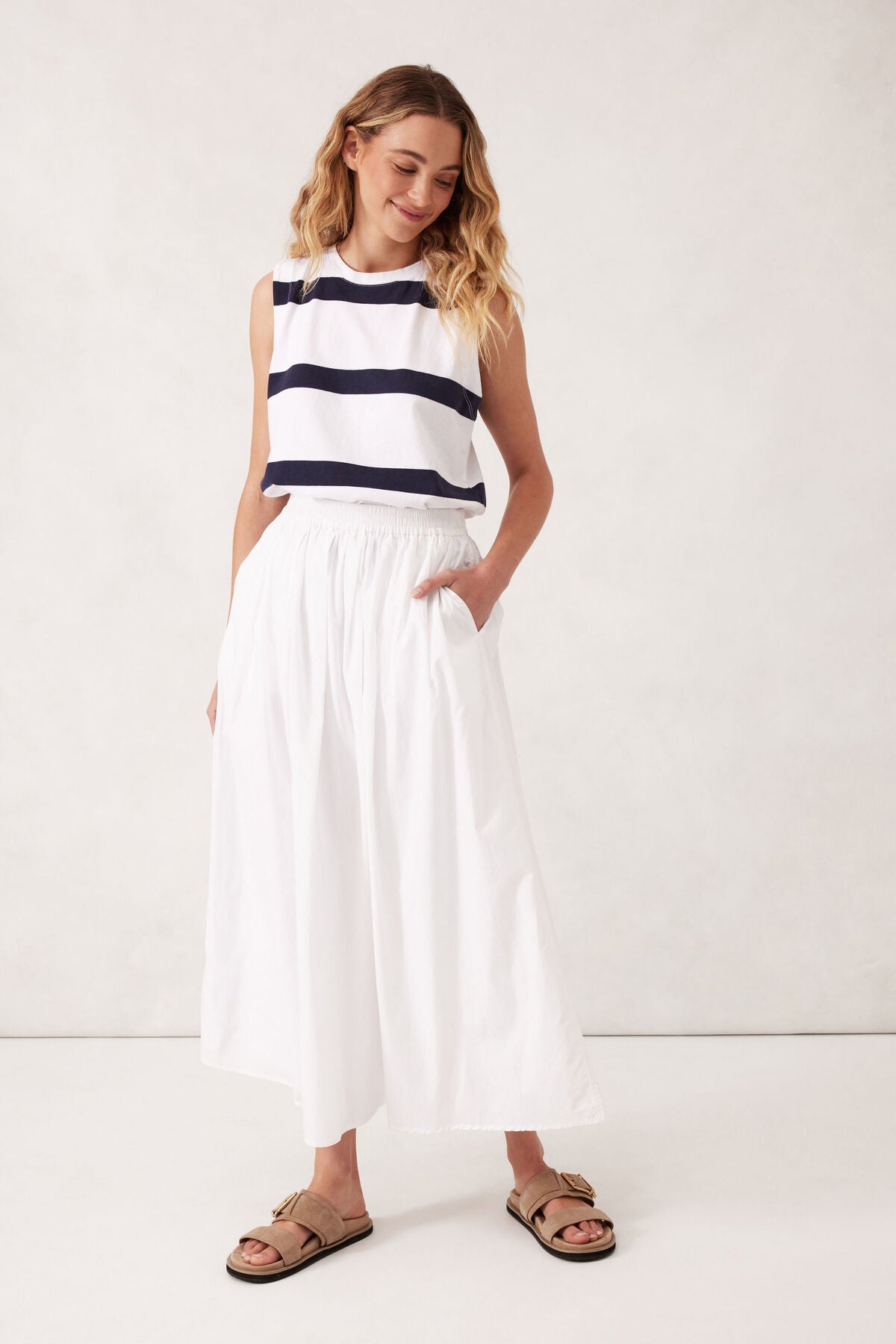 Ceres Life Florence Maxi Skirt, White