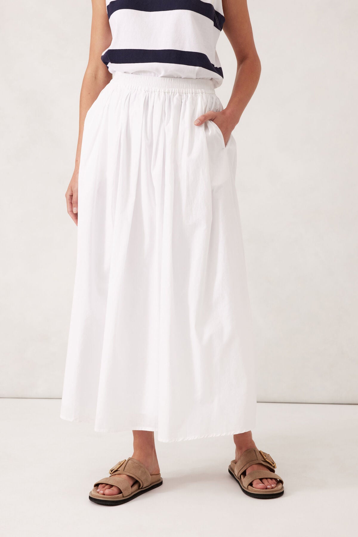 Ceres Life Florence Maxi Skirt, White