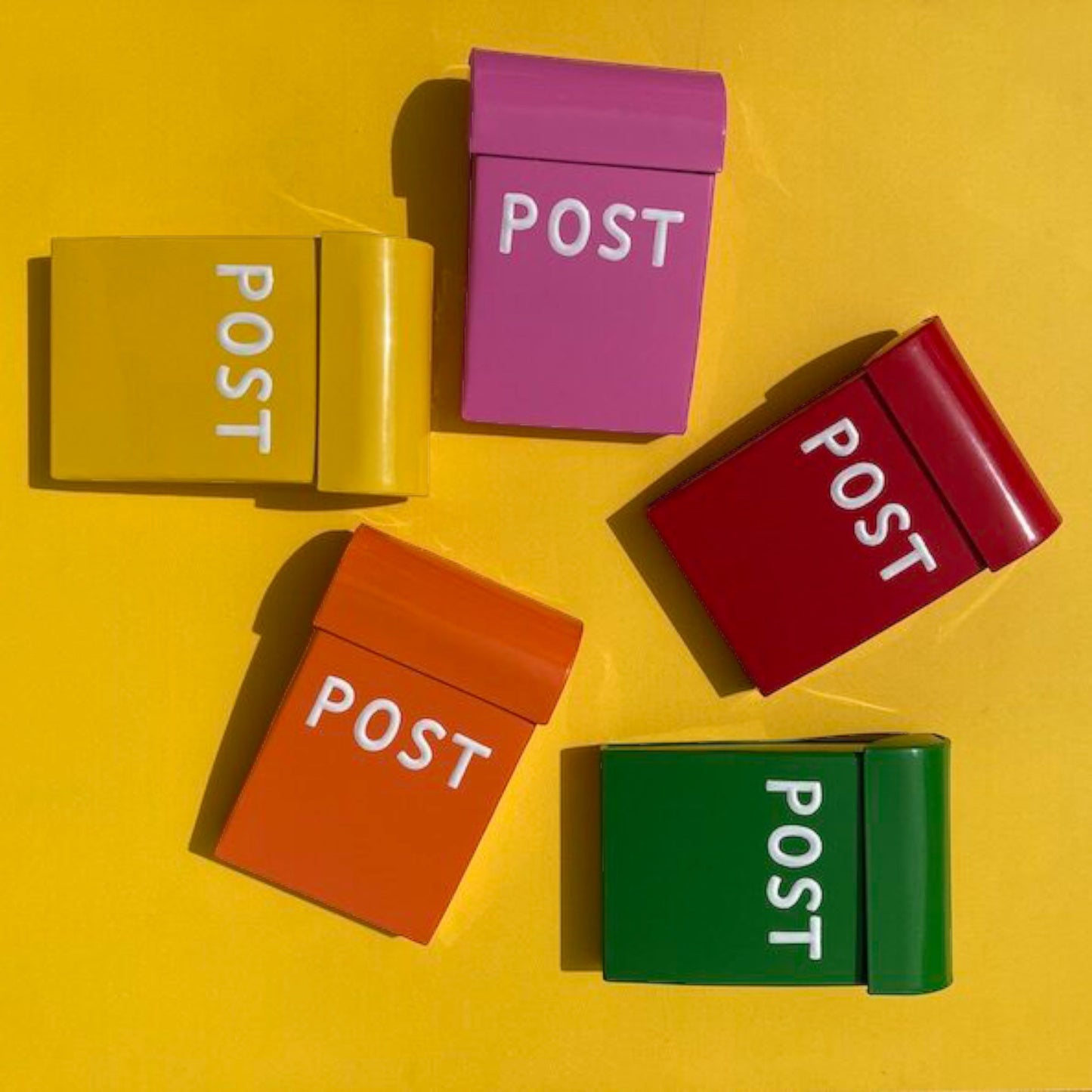 Carnival Homewares Medium Post Box, Soft Aqua