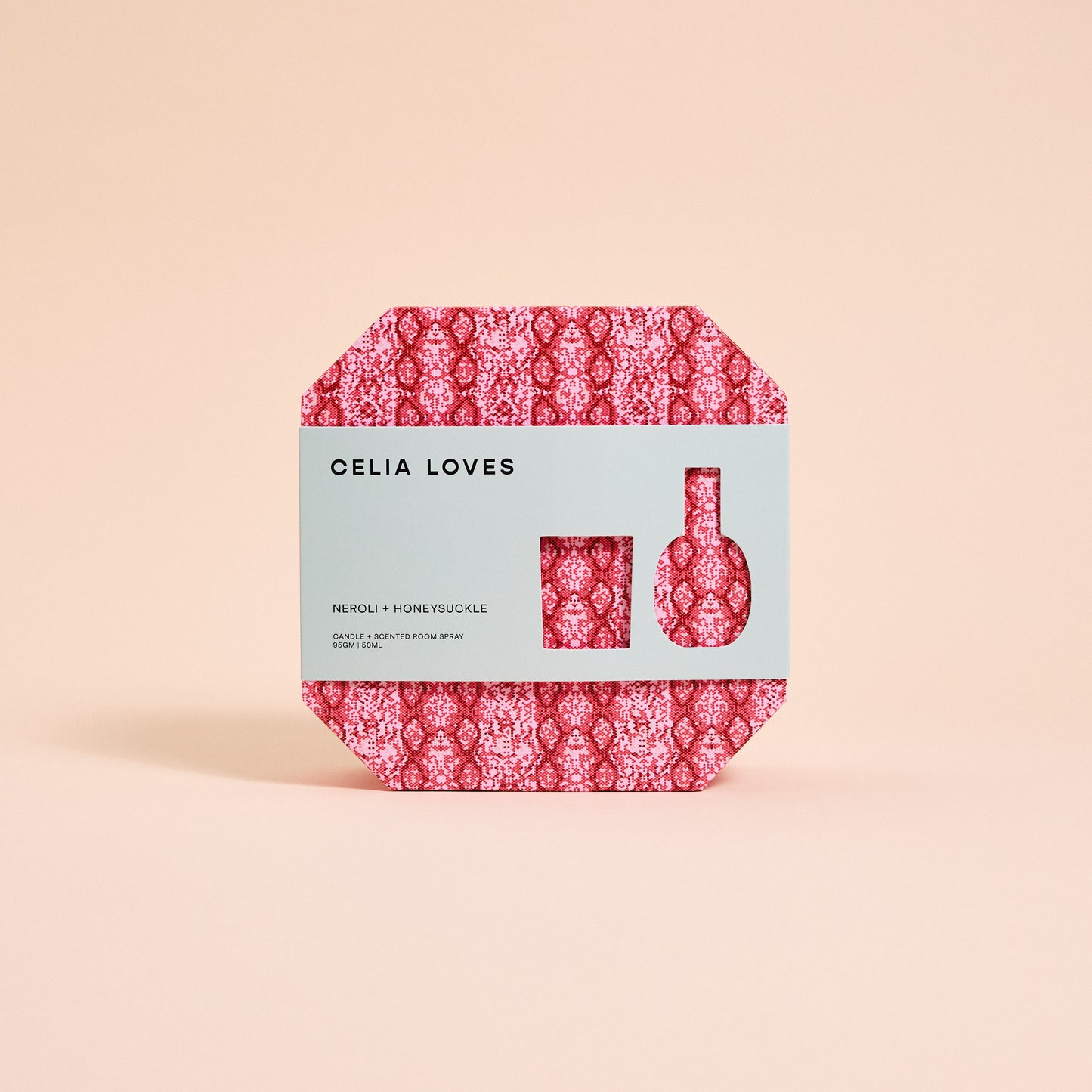 Celia Loves Candle & Room Spray Duo Set, Neroli & Honeysuckle