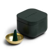 Paddywax 20 Incense Cones + Holder, Wild Mint & Santal