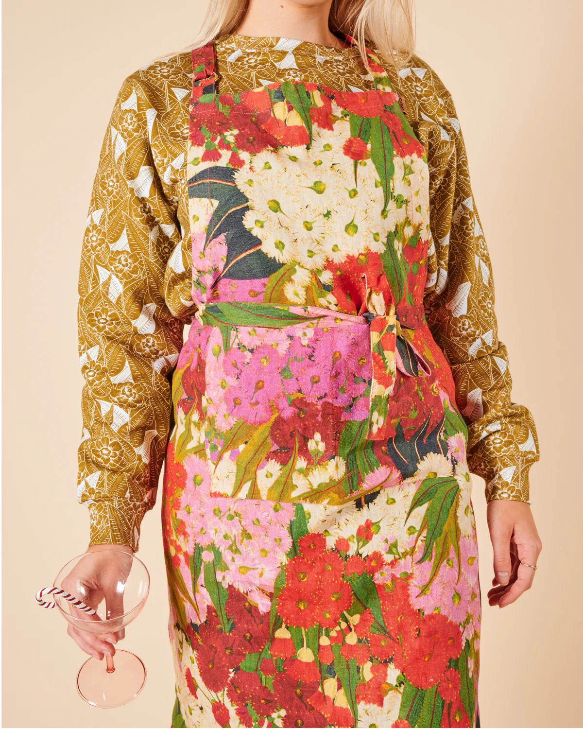 Kip & Co Apron, Australian Bush Blossom