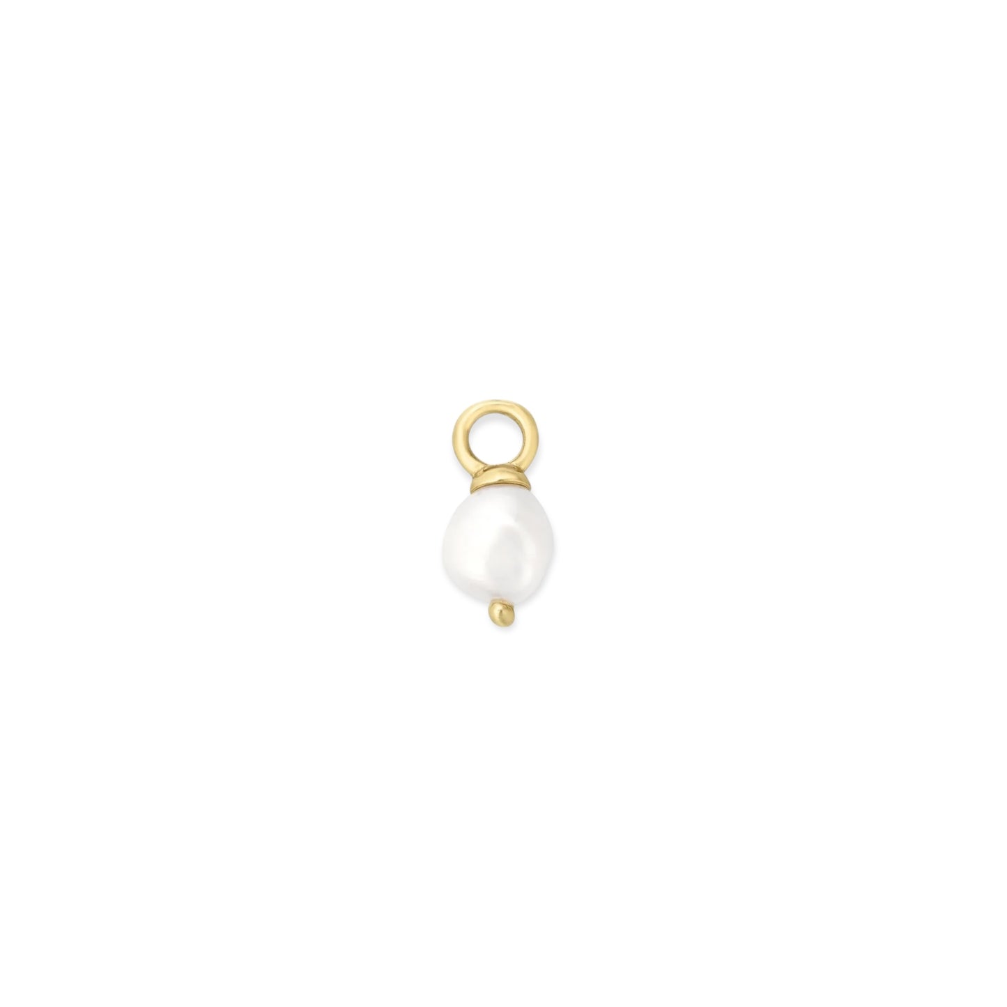 ToniMay Pearl Earring Charm, Gold