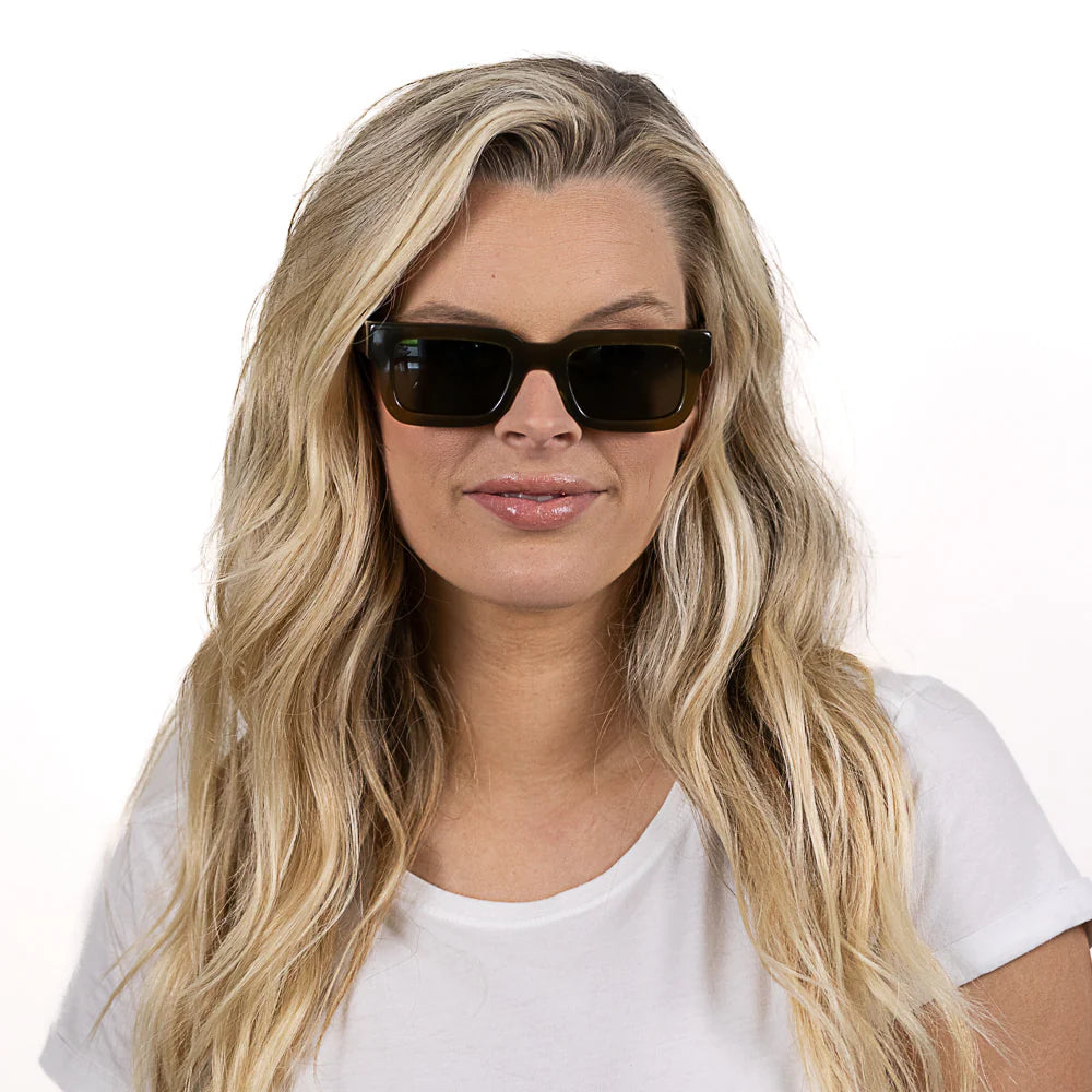 Soek Rove Moss Sunglasses, Khaki