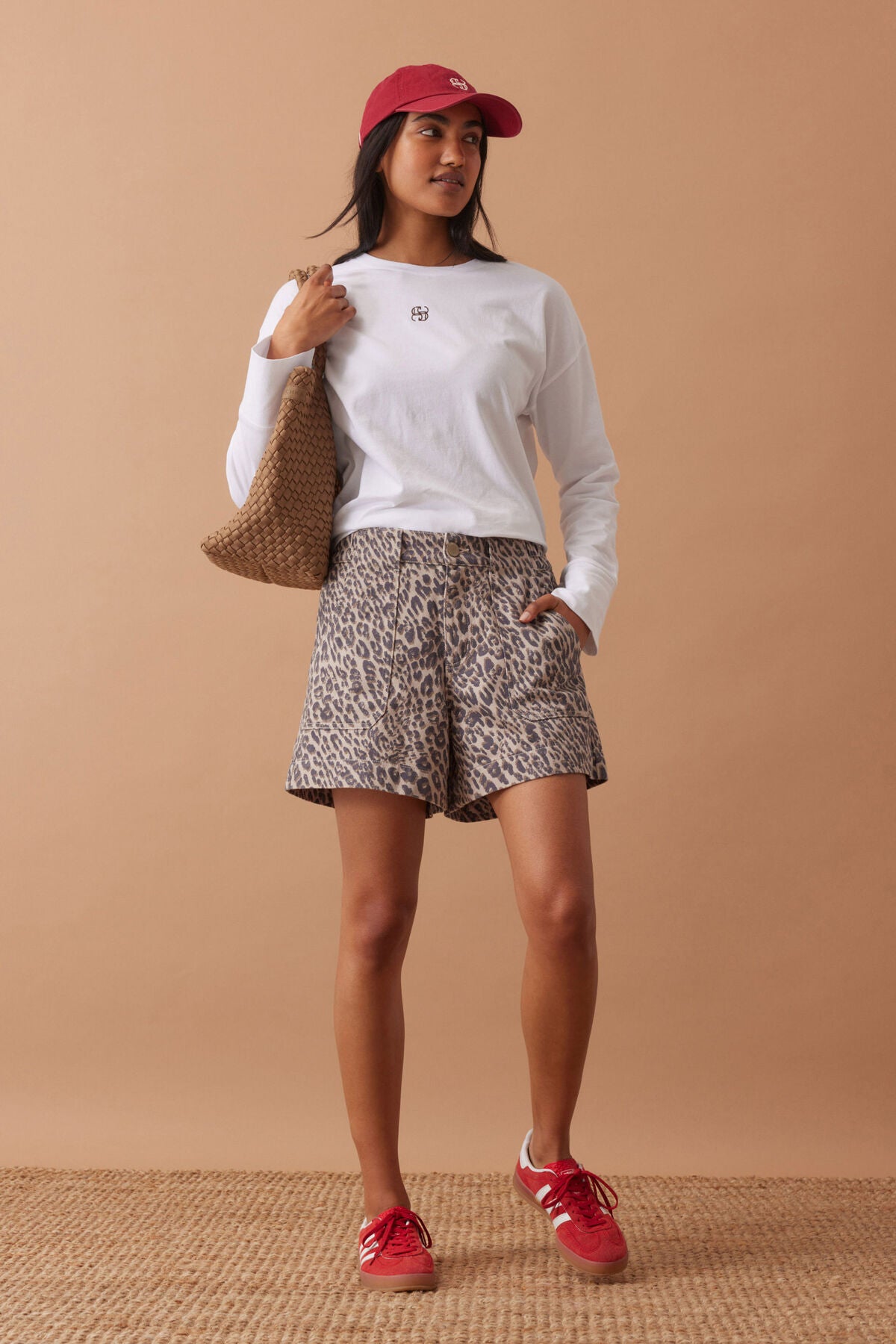 Ceres Life Weekender Short, Leopard