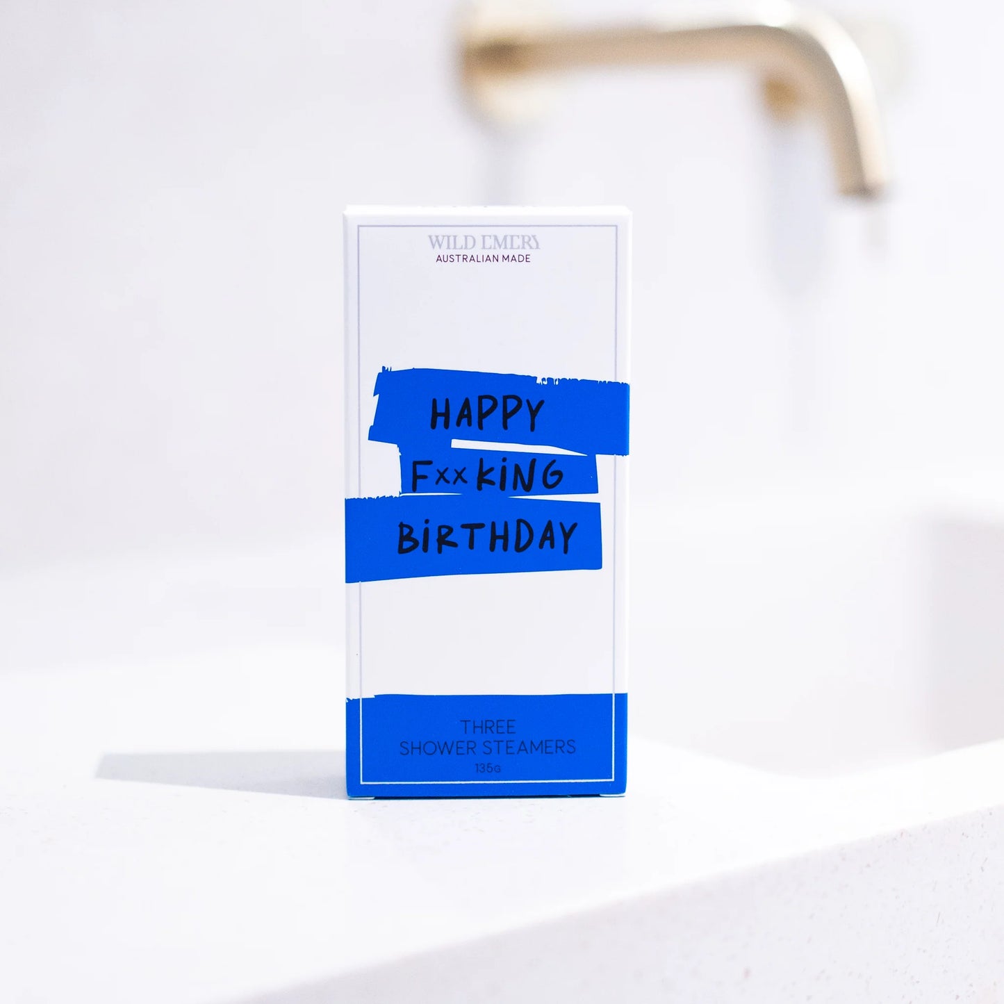 Wild Emery Shower Steamer, Happy Fxxking Birthday