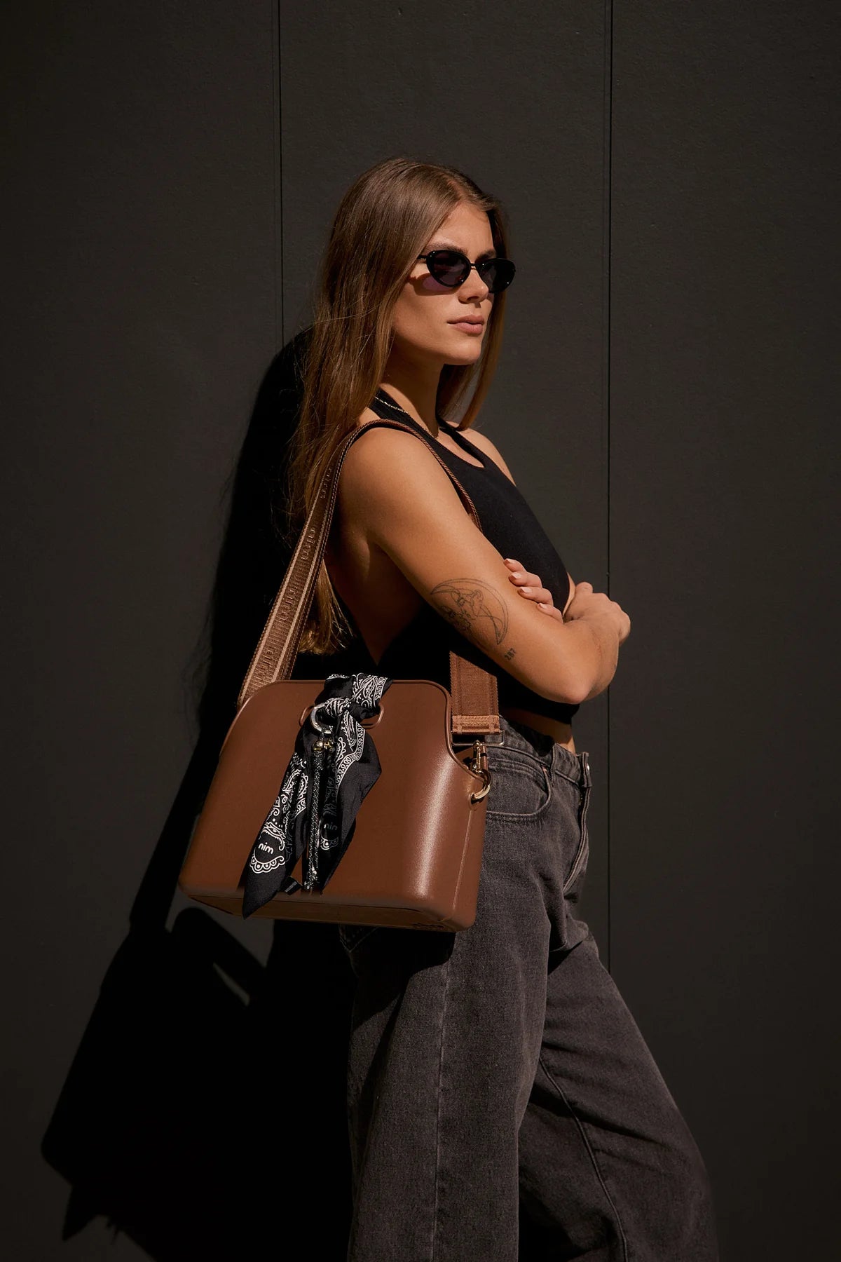 Nim The Label BB Tote Set, Cocoa
