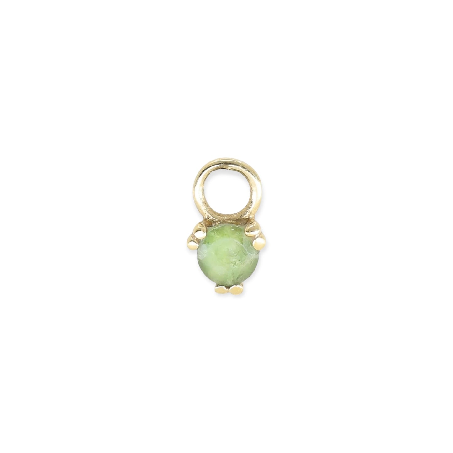 ToniMay Orb Apatite Earring Charm, Gold