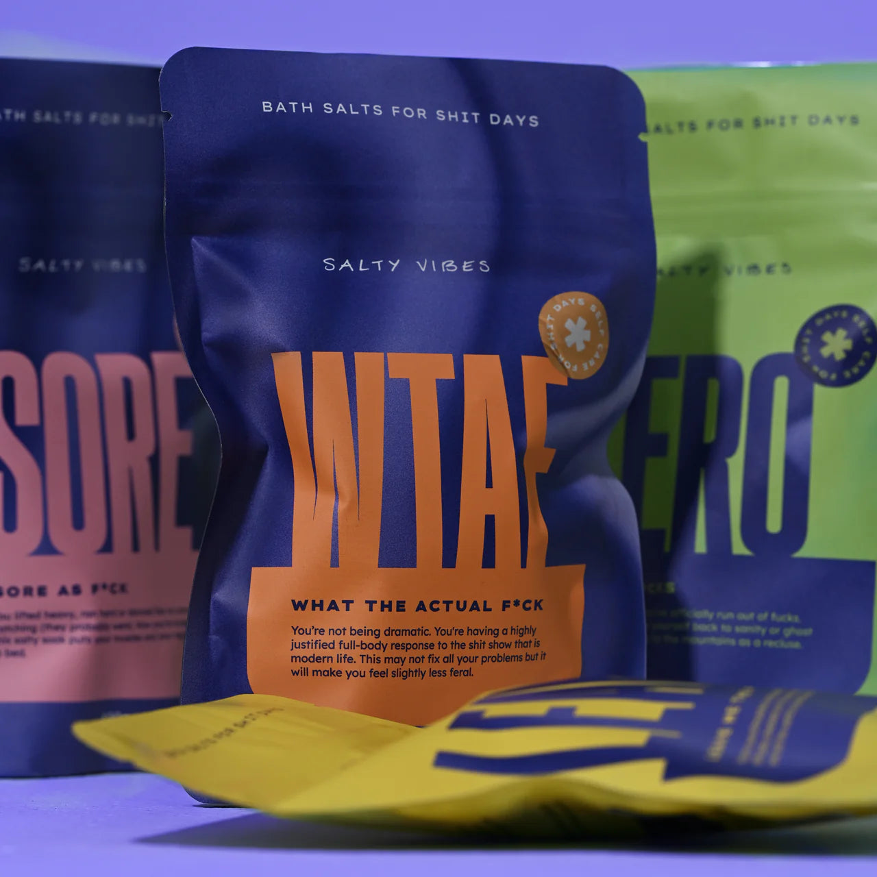 Salty Vibes Bath Salts, F**k It All Soak Box