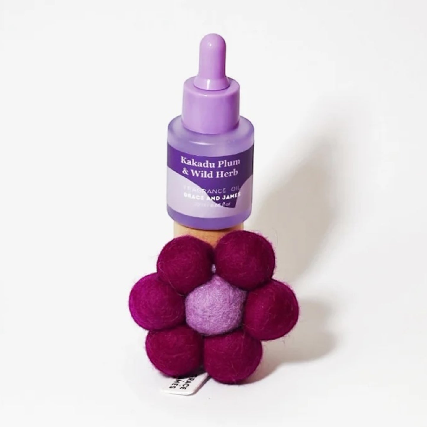 Grace and James Bloom Collection Felt Air Freshener, Kakadu Plum & Wild Herb