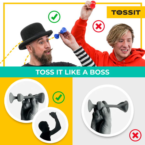 Tossit TOSF Tossit Game, Family Pack (13 pieces)