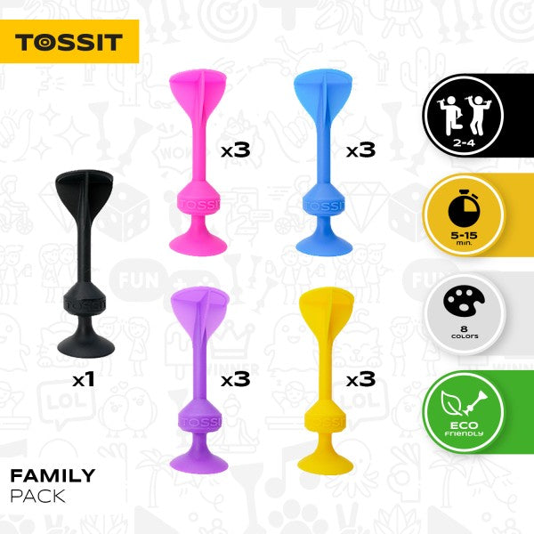 Tossit TOSF Tossit Game, Family Pack (13 pieces)