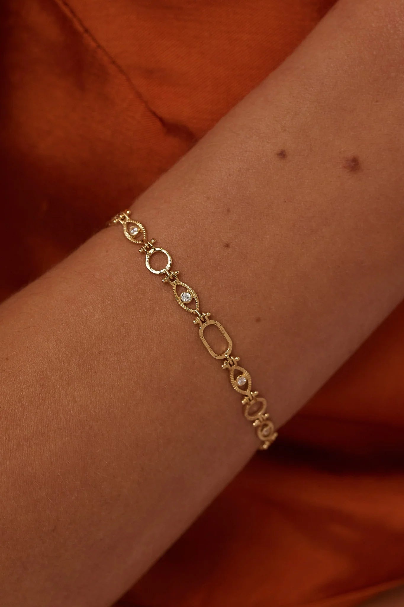 ToniMay Seeing Eye Bracelet, Gold