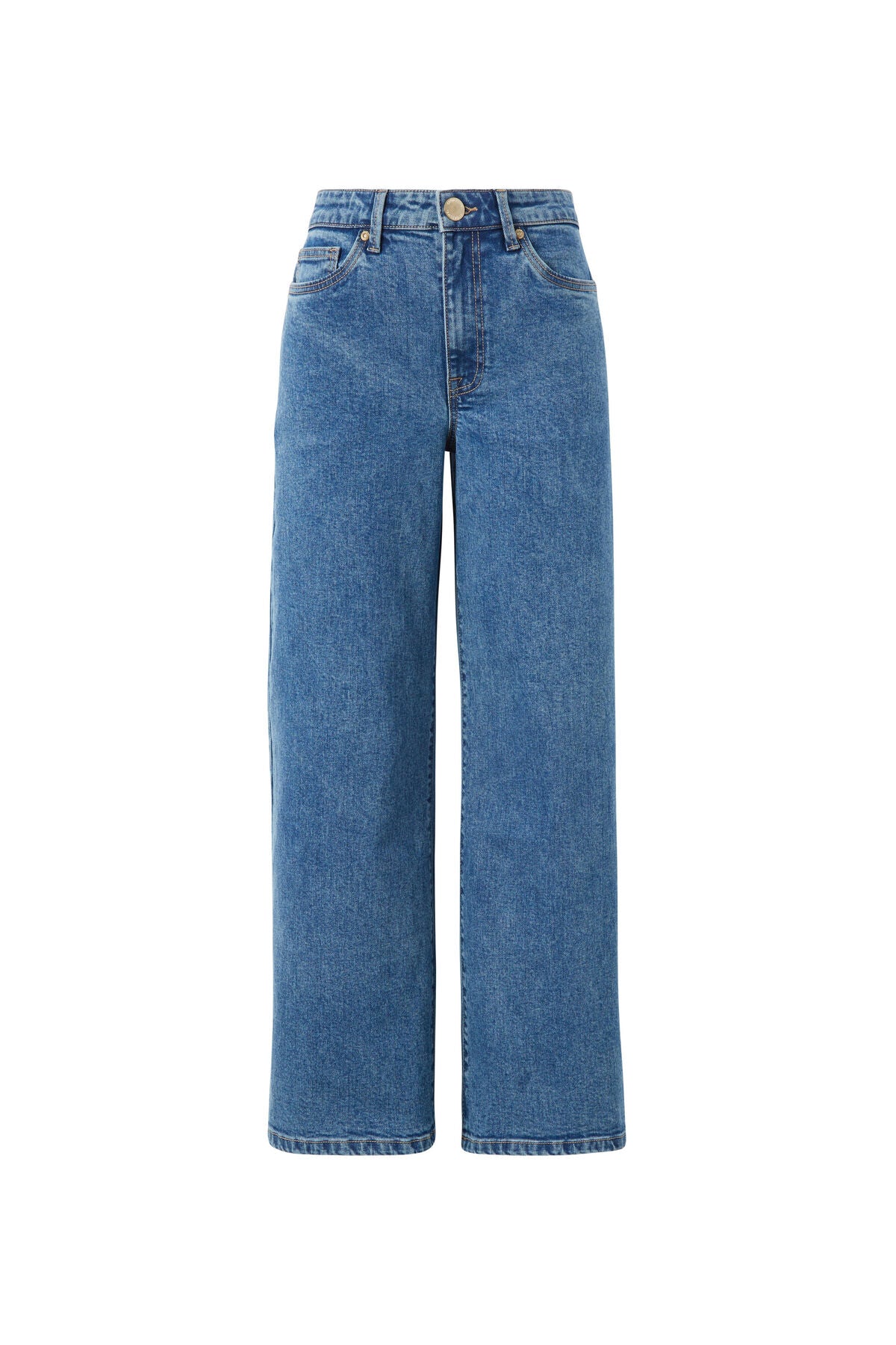 Ceres Life Evie Wide Leg Jean, Fresh Indigo