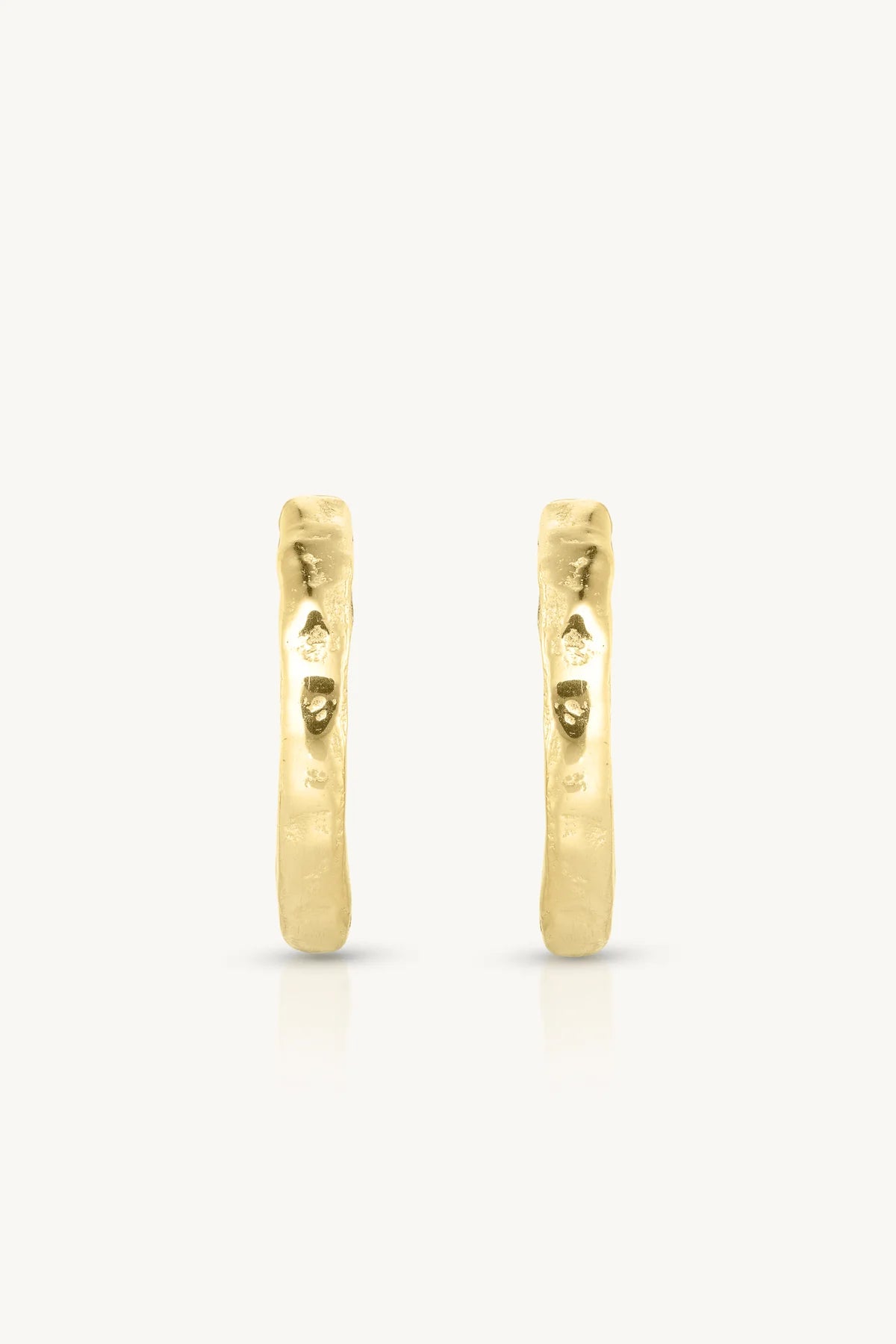 ToniMay Textured Huggies, Medium Gold